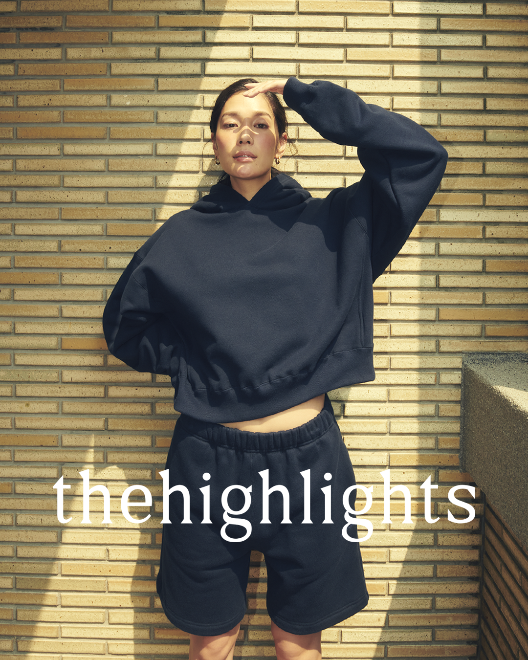 sweat 'hoodie' ink navy