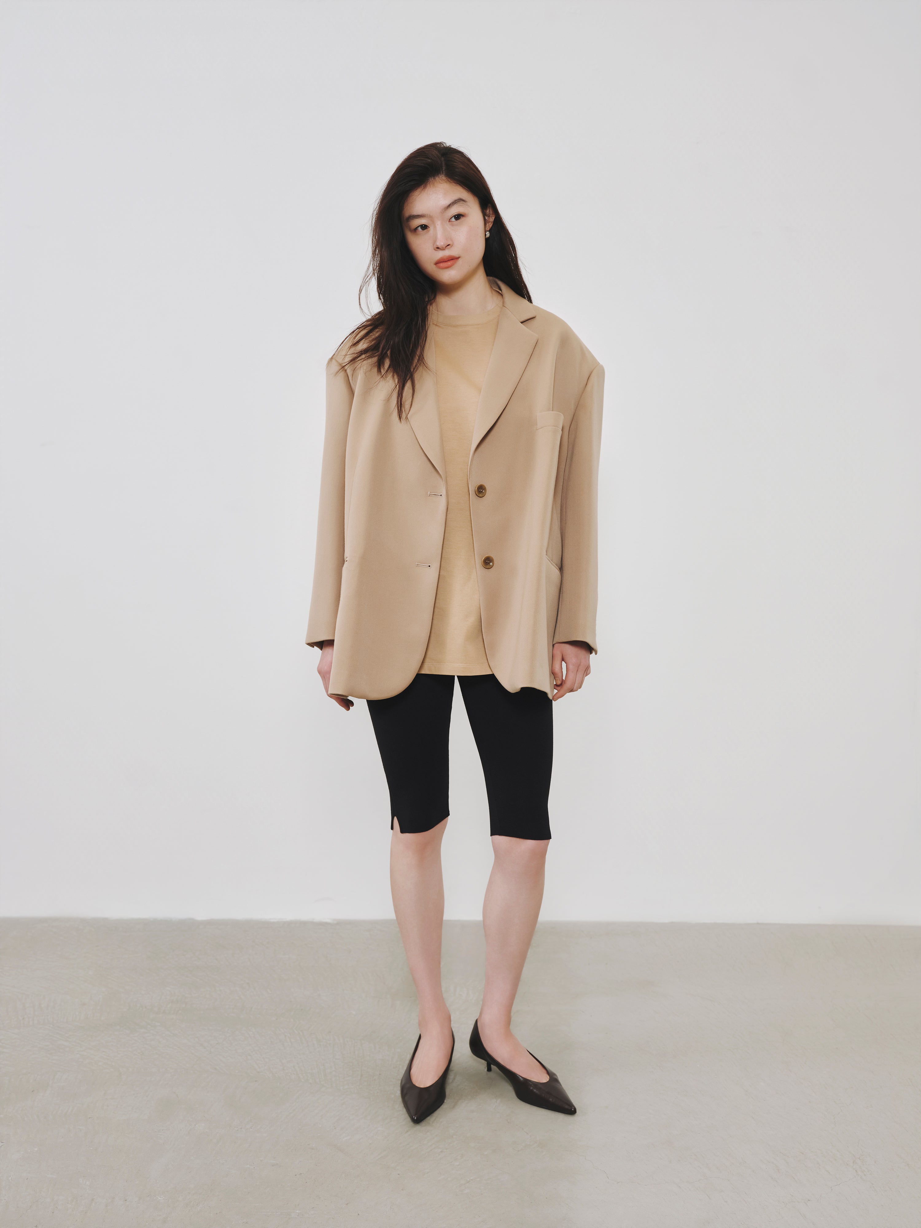 'big tee' beige