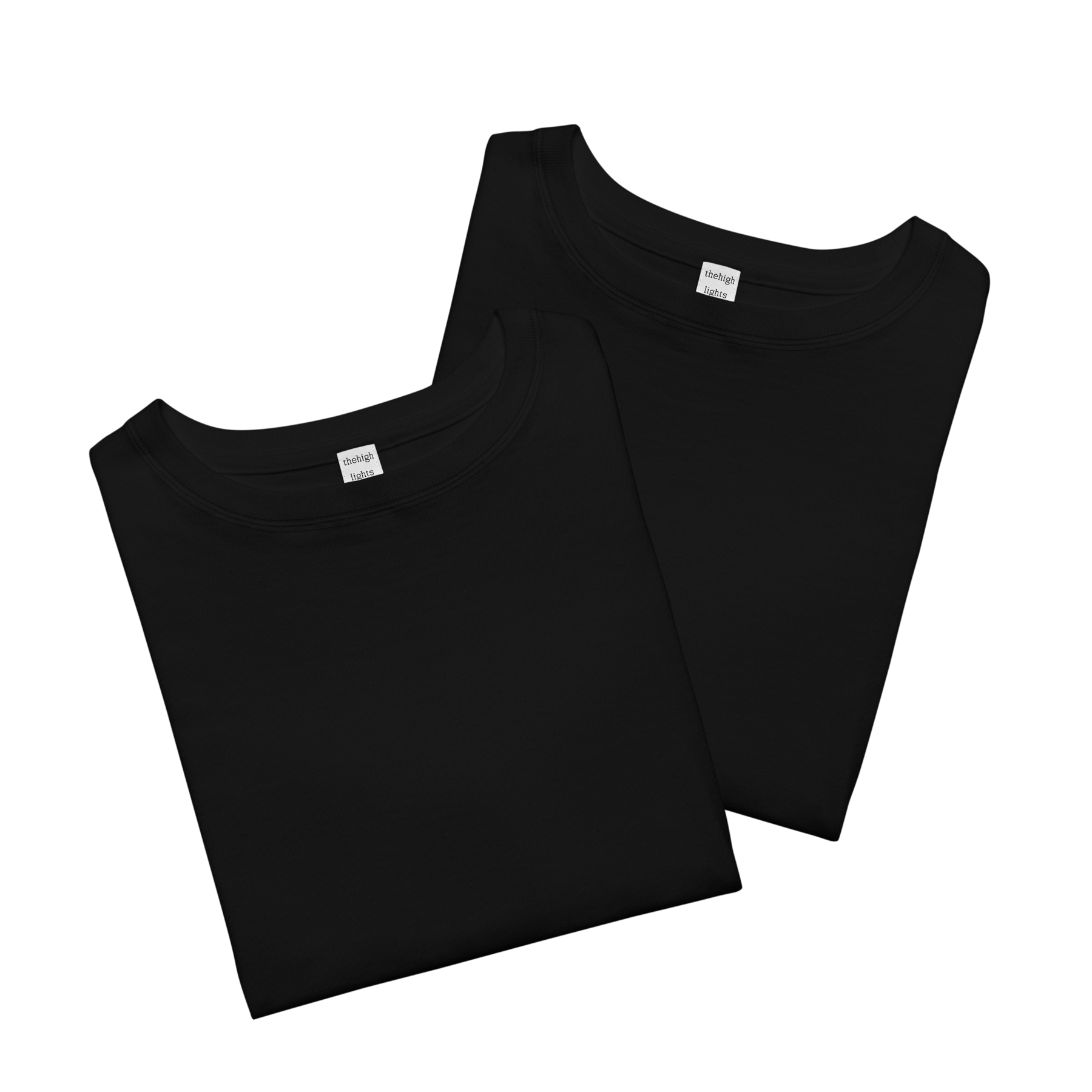 '2pack tee' light-fit T-shirt black