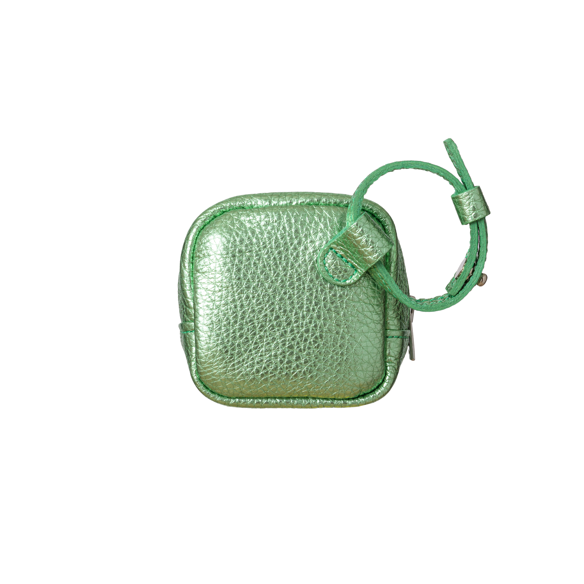 'bot' metallic green silver