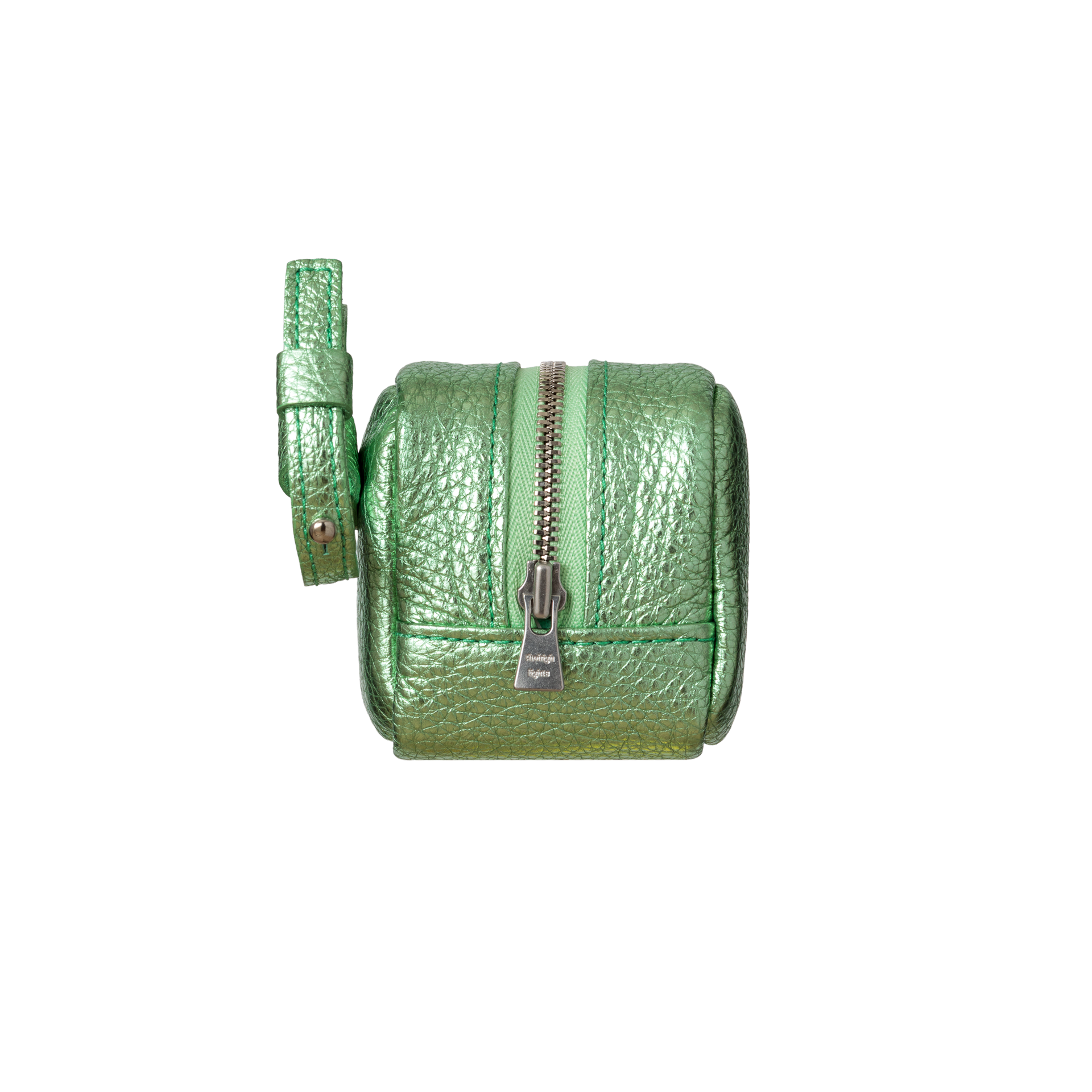 'bot' metallic green silver