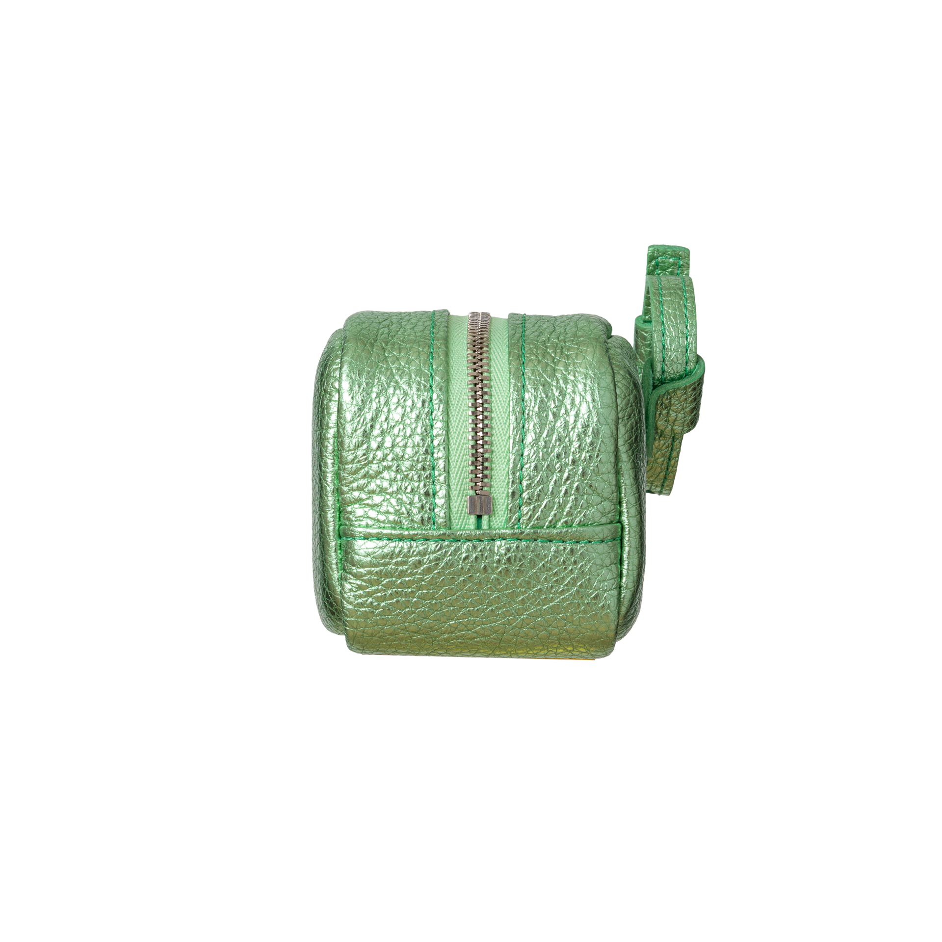 'bot' metallic green silver