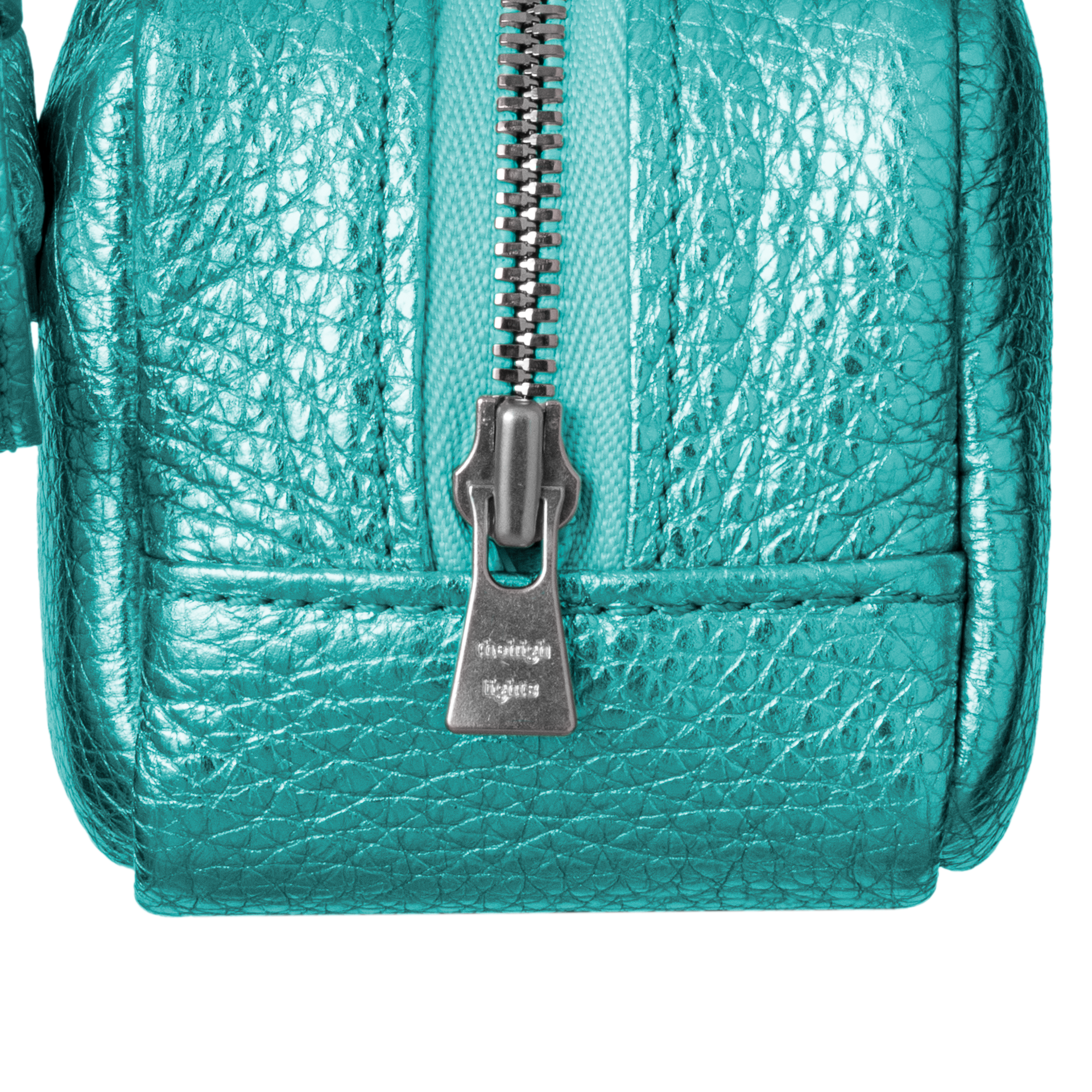 'bot' metallic blue silver