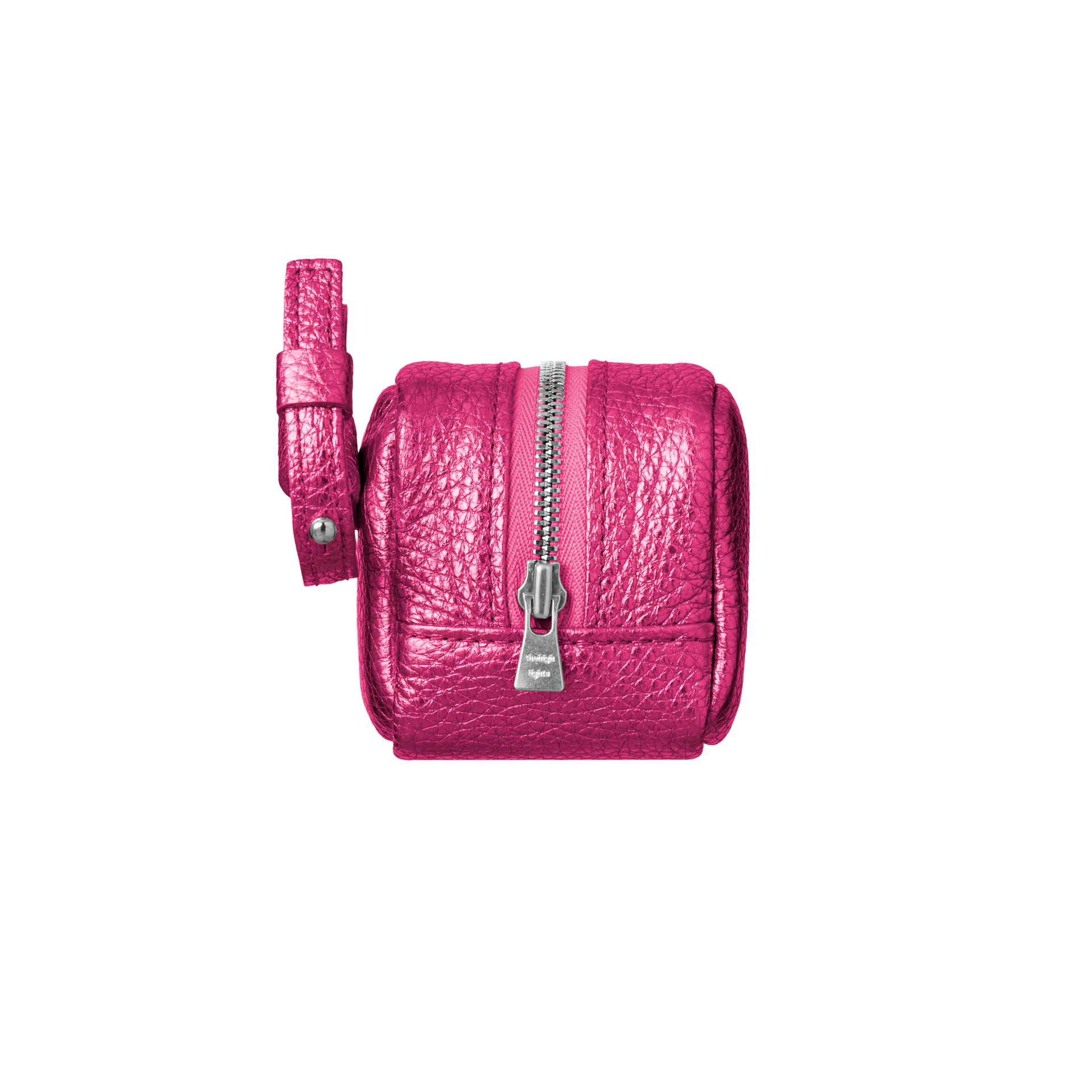 'bot' metallic pink silver