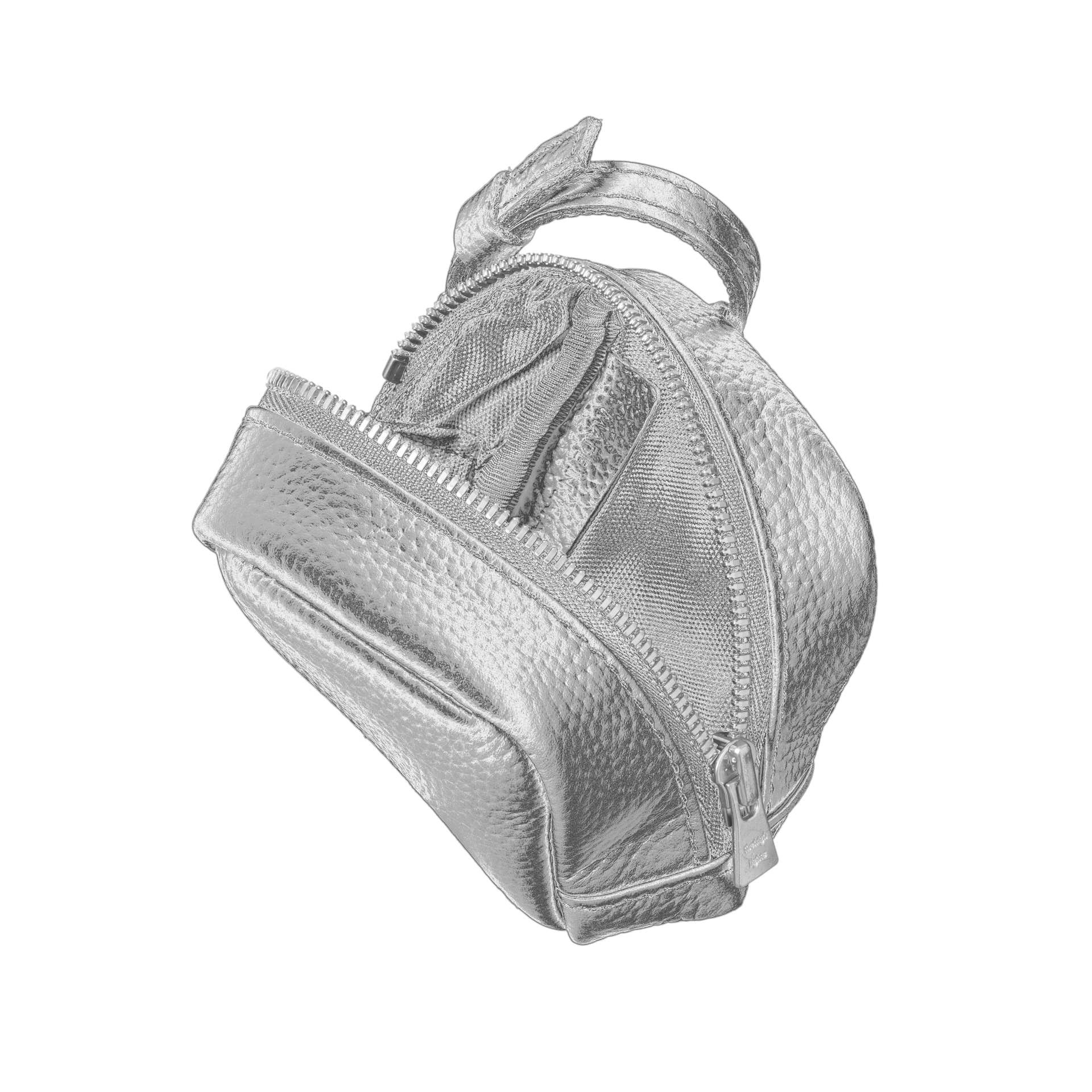 'bot' metallic silver