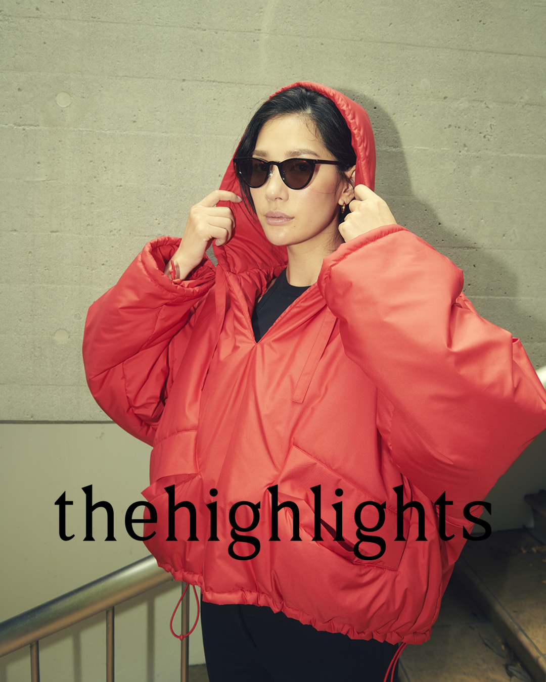 sunglasses 'cat-eye' demi