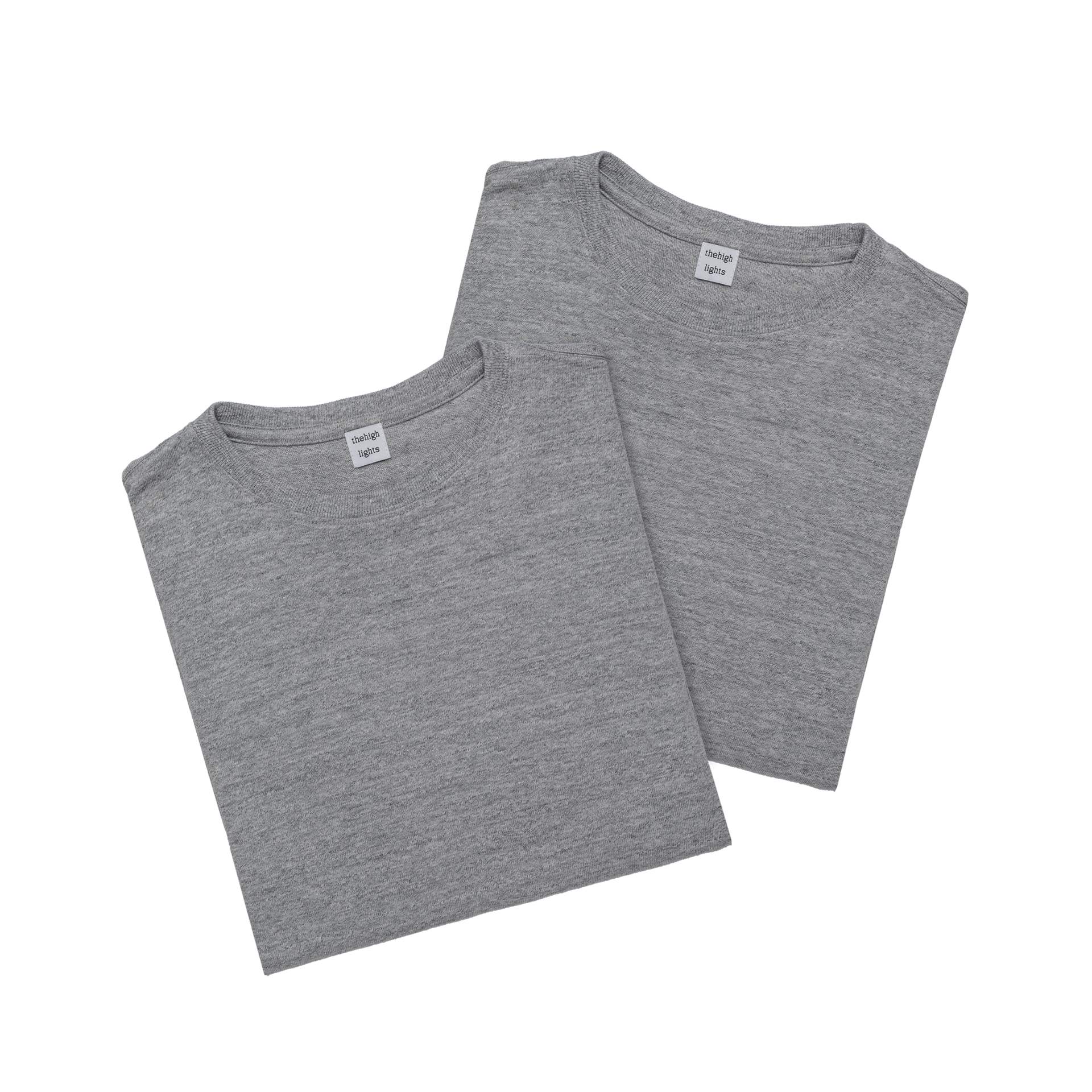 '2pack tee' light-fit T-shirt gray