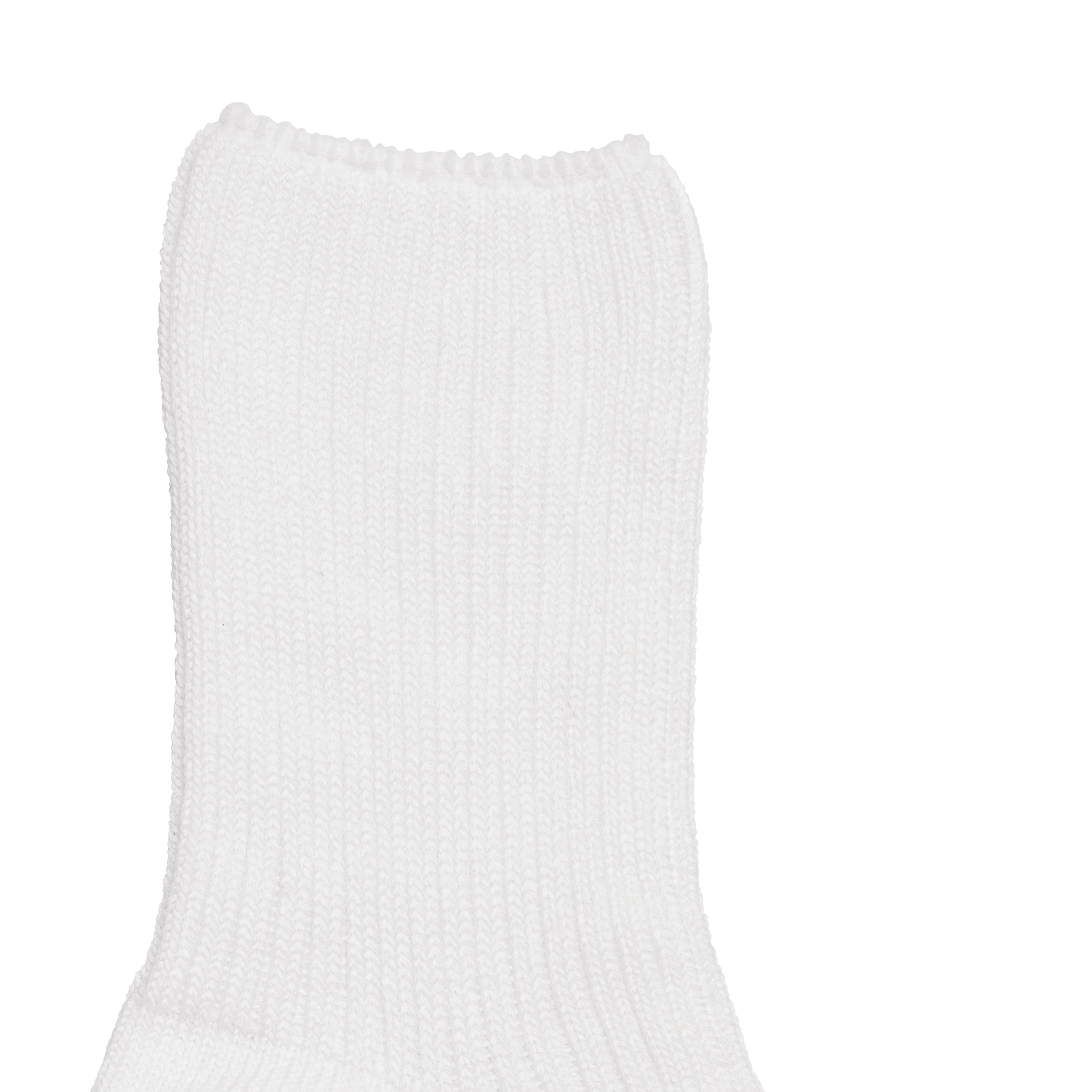 '2pair socks' heavy-duty cotton socks white