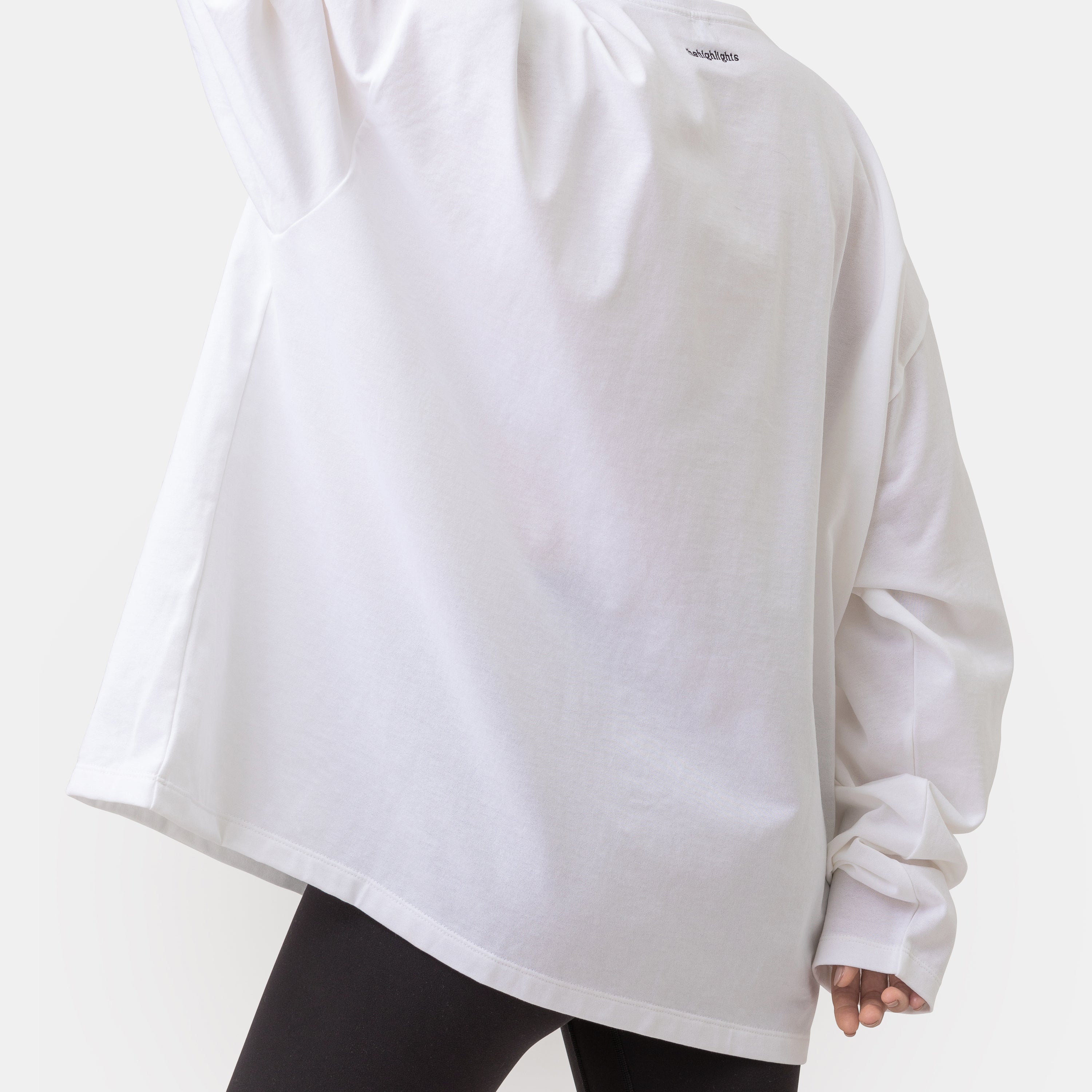 'big LS tee' white