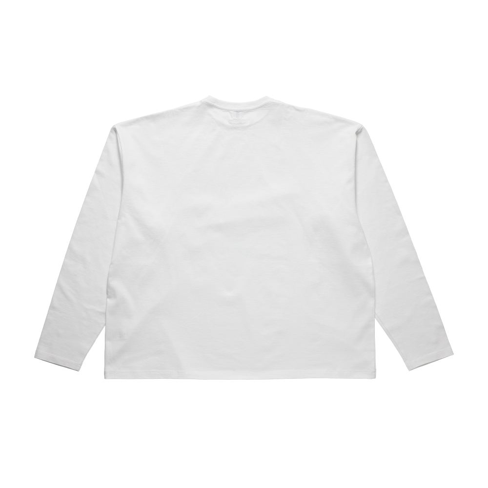 'big LS tee' white
