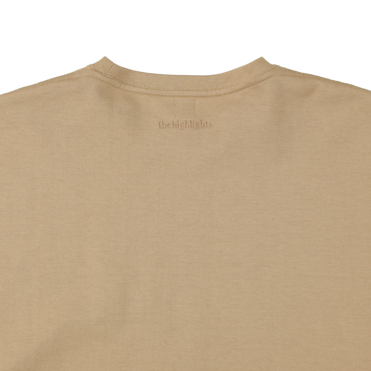 'big LS tee' beige
