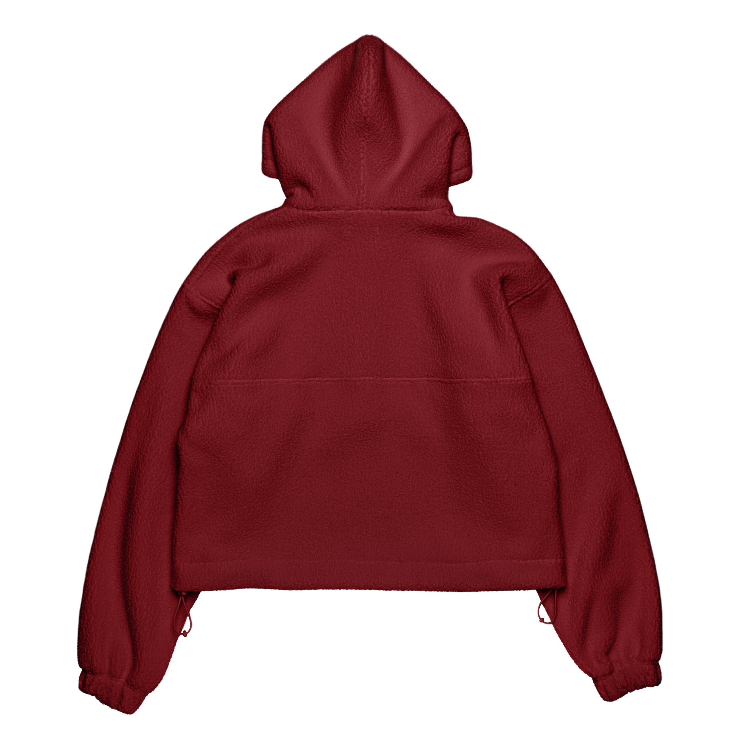 boa 'fleece' hoodie red
