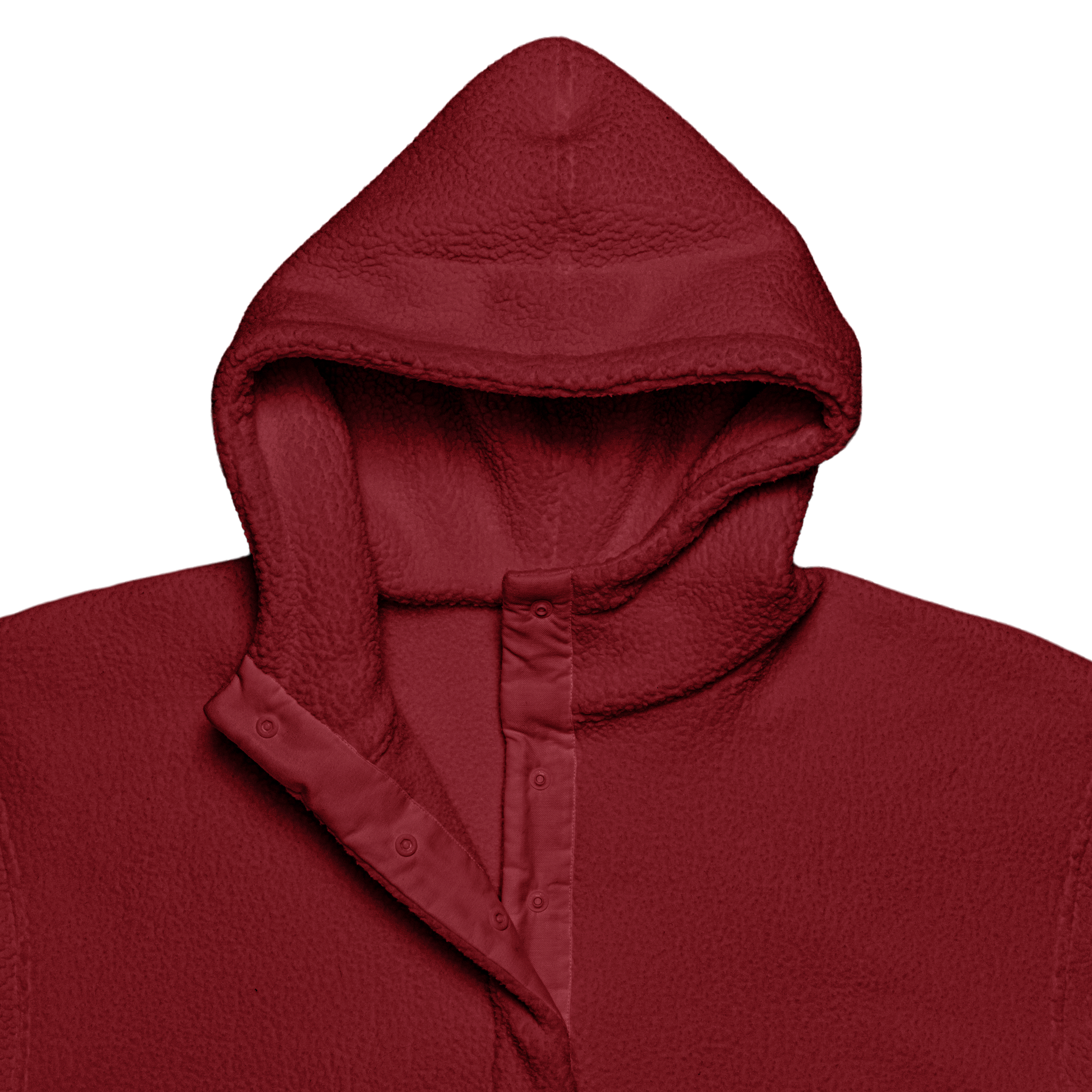 boa 'fleece' hoodie red