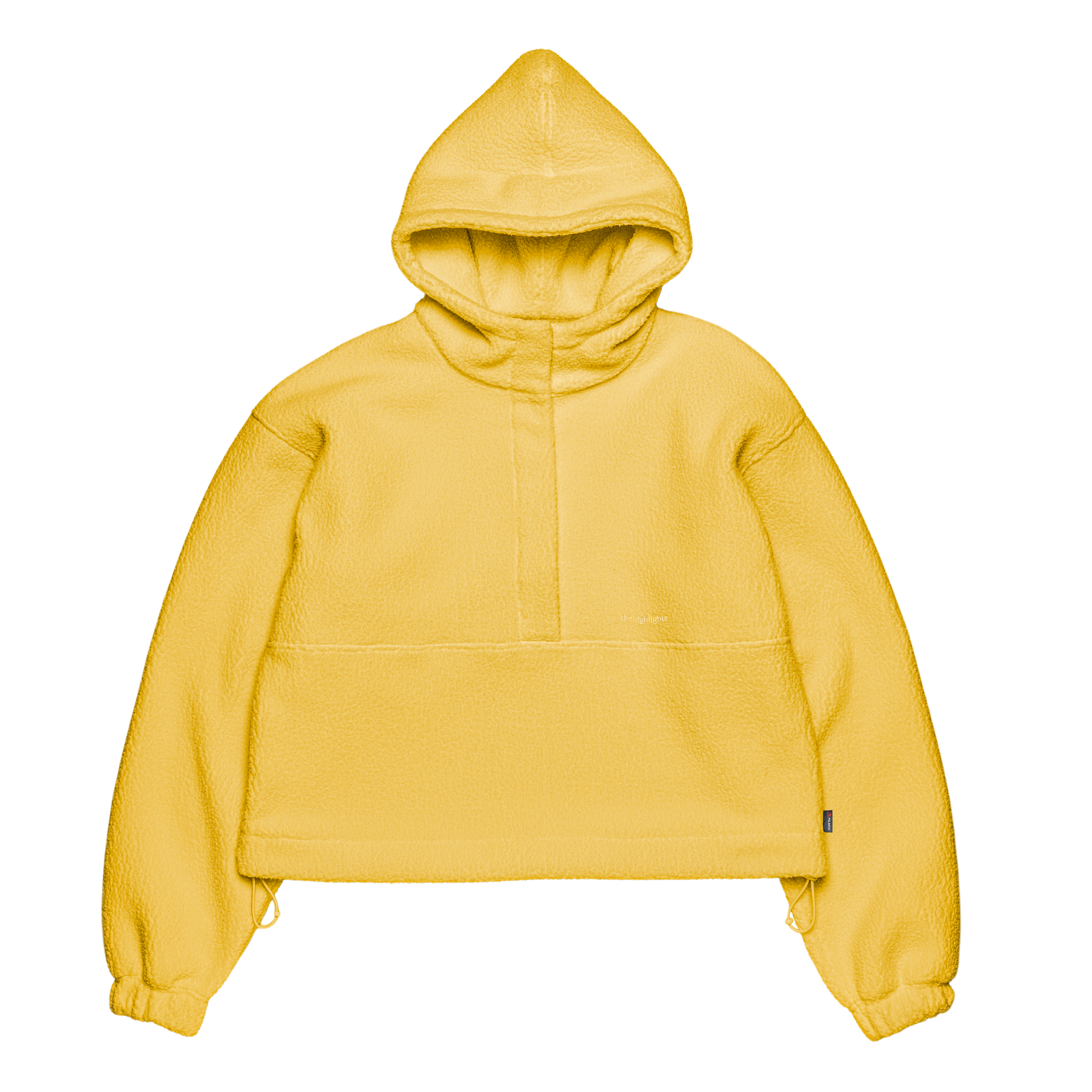 boa 'fleece' hoodie yolk