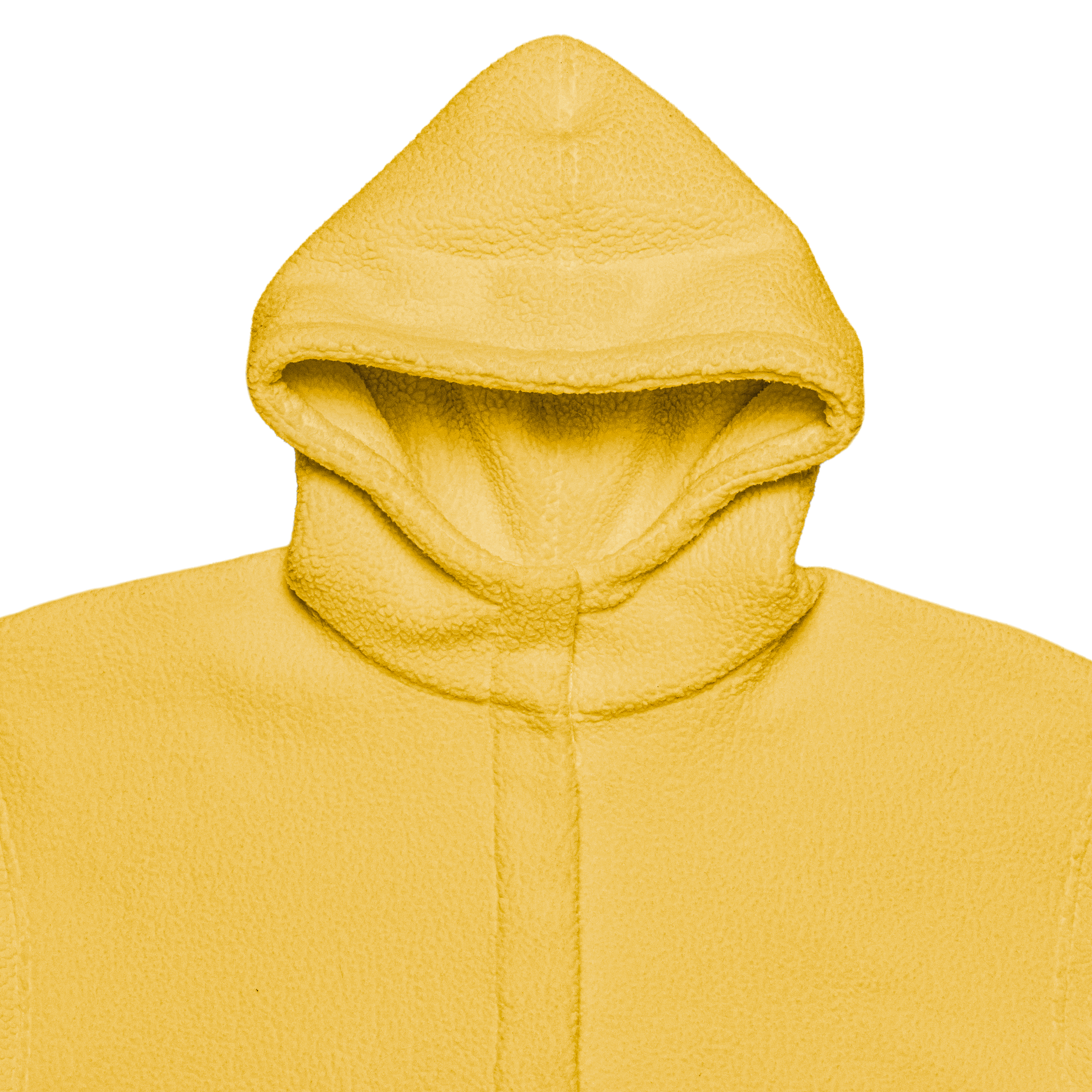 boa 'fleece' hoodie yolk