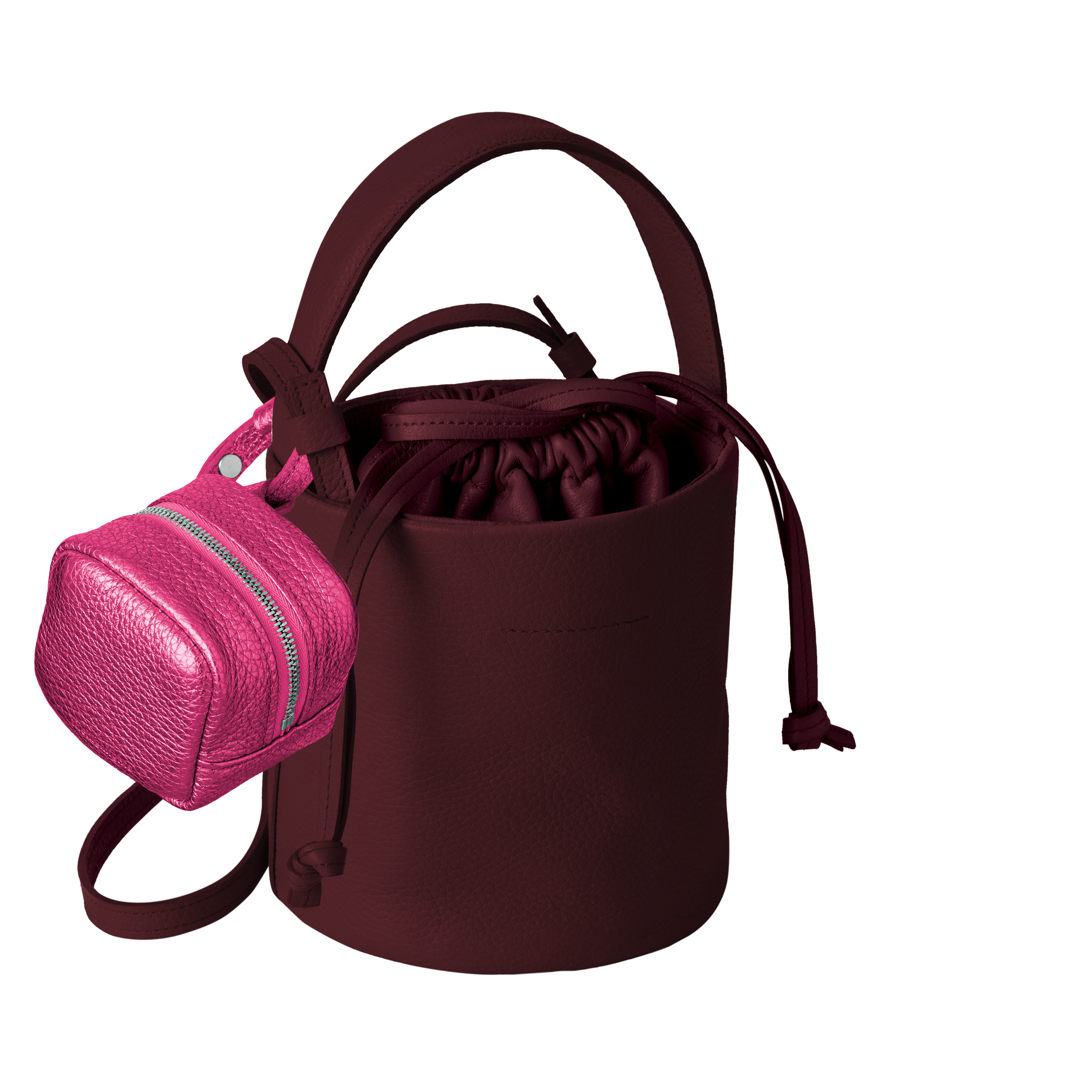 'bot' metallic pink silver