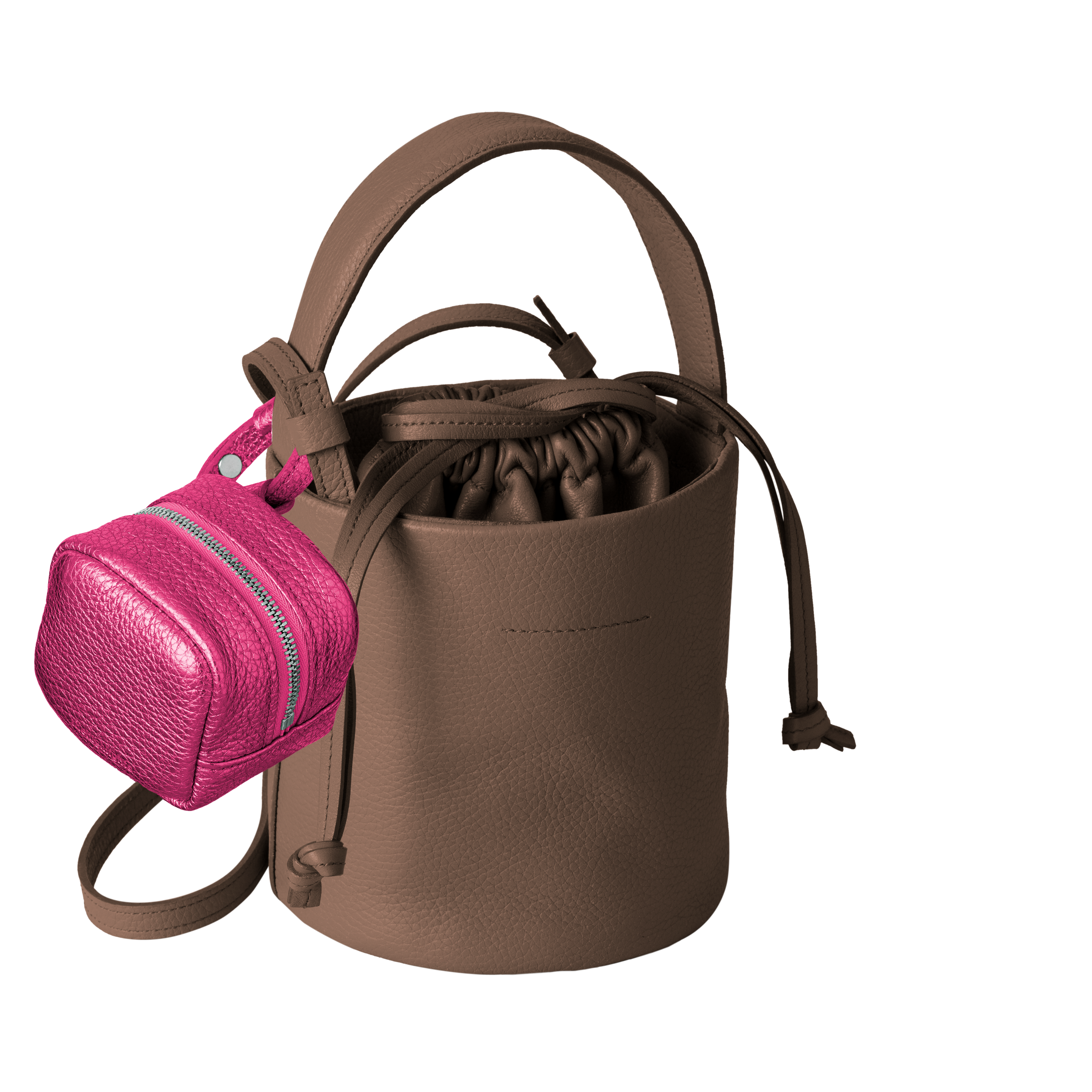 'bot' metallic pink silver