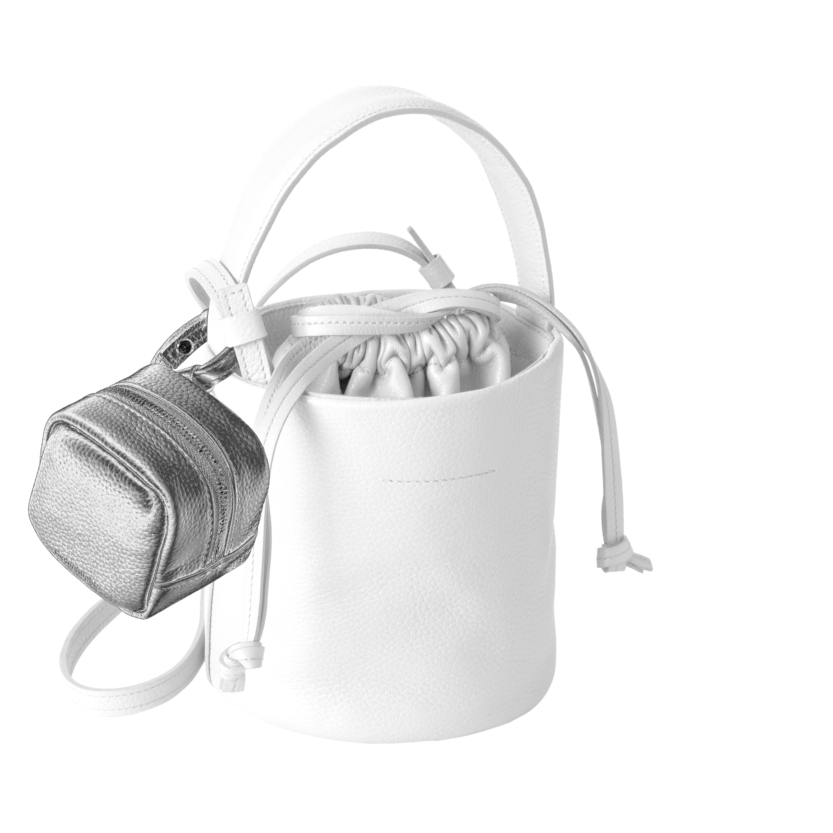 'bot' metallic silver