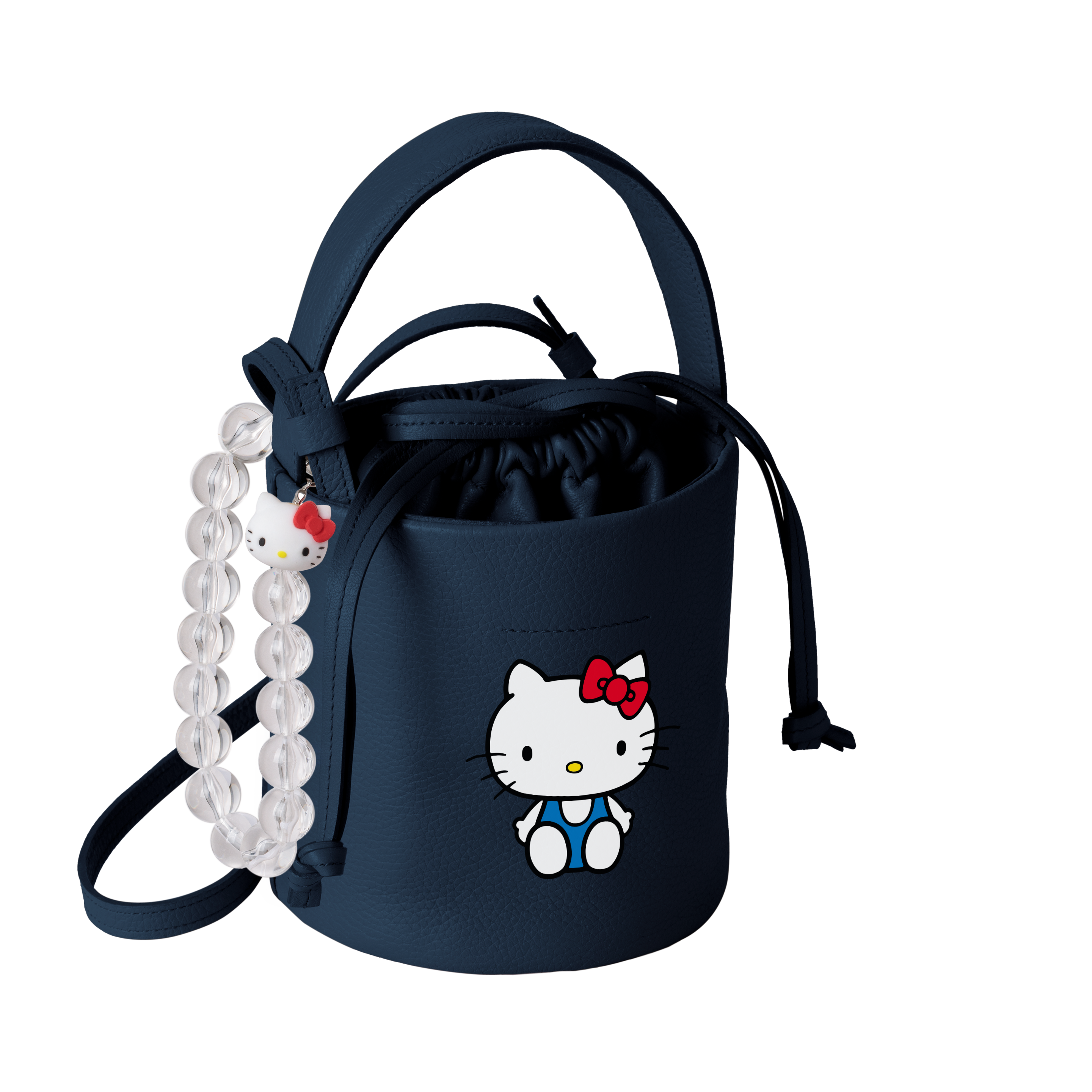 bubble 'strap' clear beads × HELLO KITTY