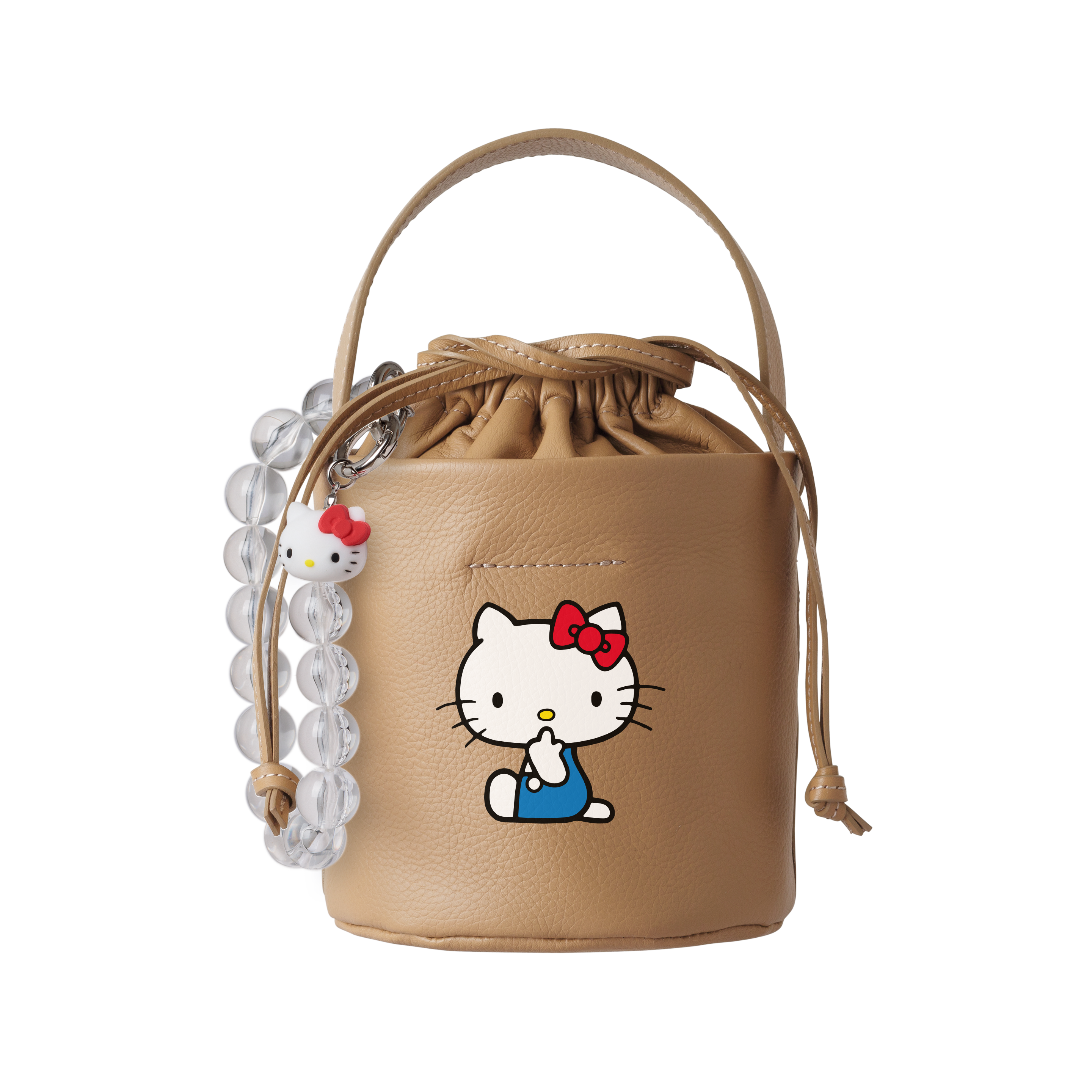 bubble 'strap' clear beads × HELLO KITTY