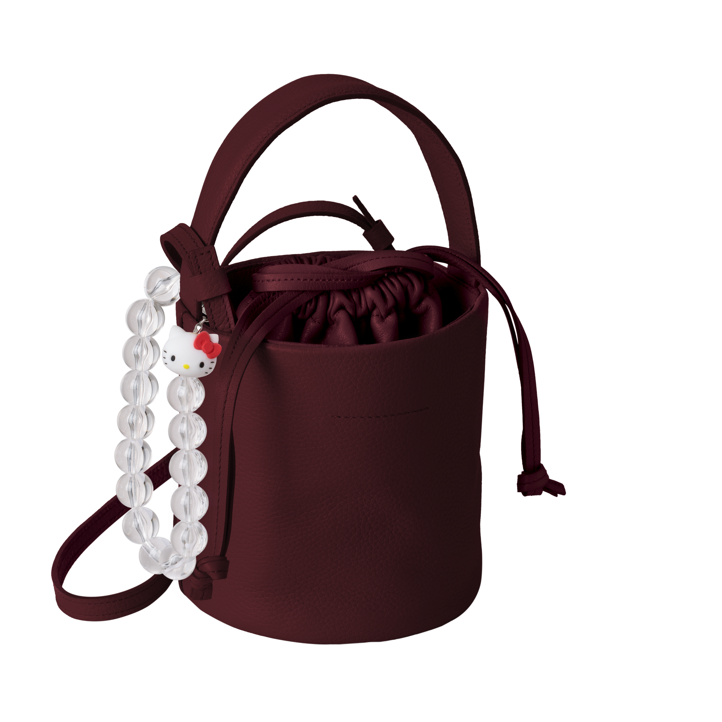 bubble 'strap' clear beads × HELLO KITTY