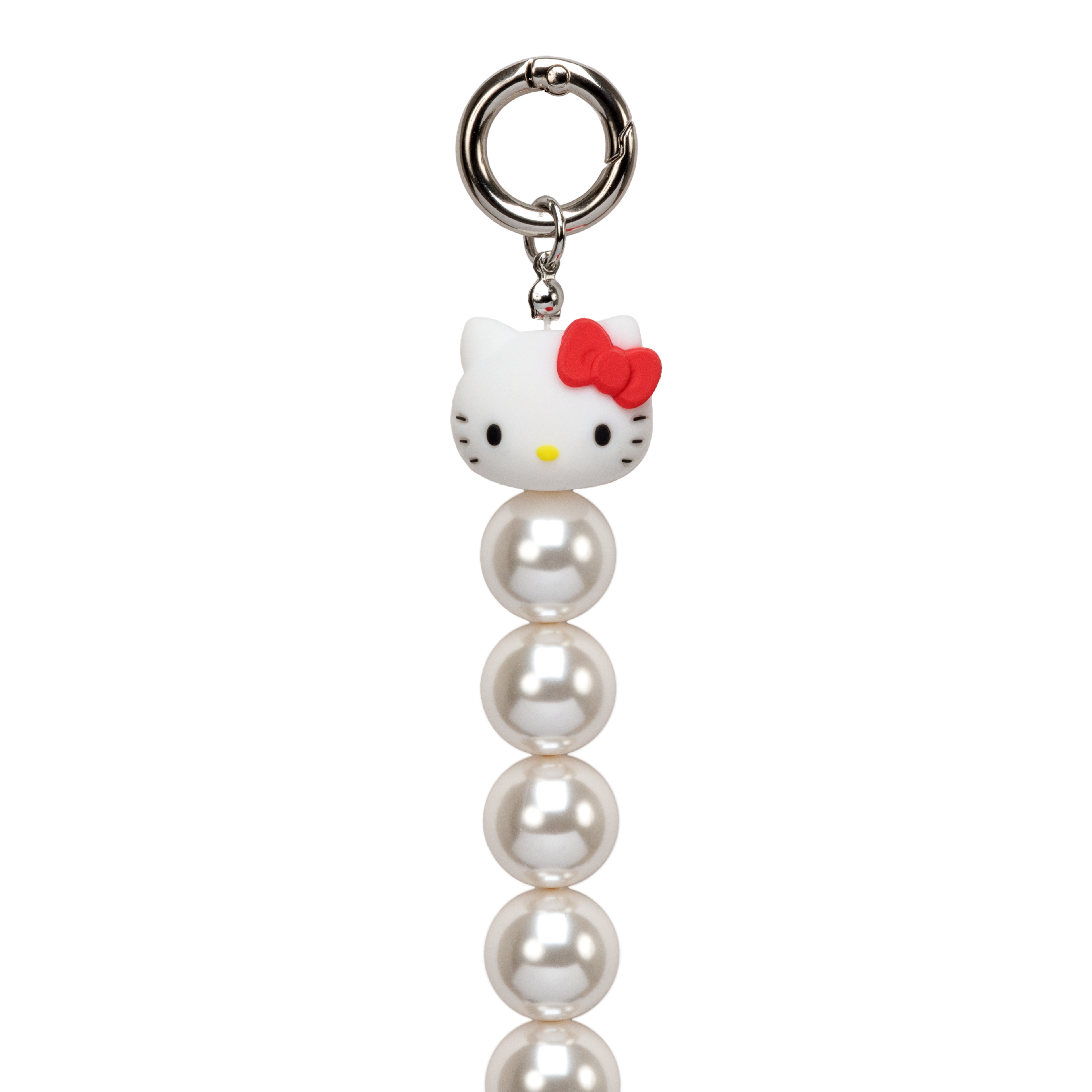 bubble 'strap' white beads × HELLO KITTY