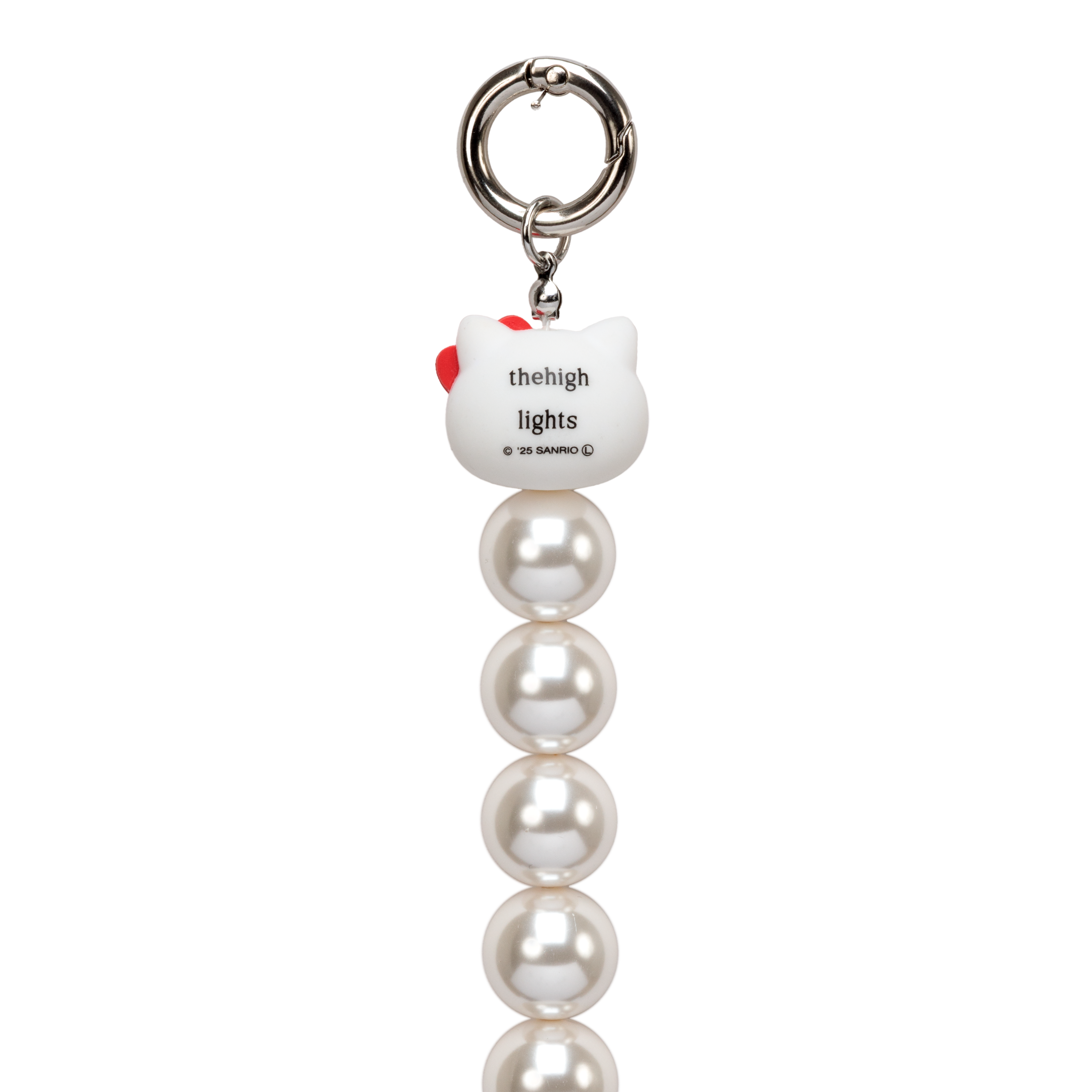 bubble 'strap' white beads × HELLO KITTY