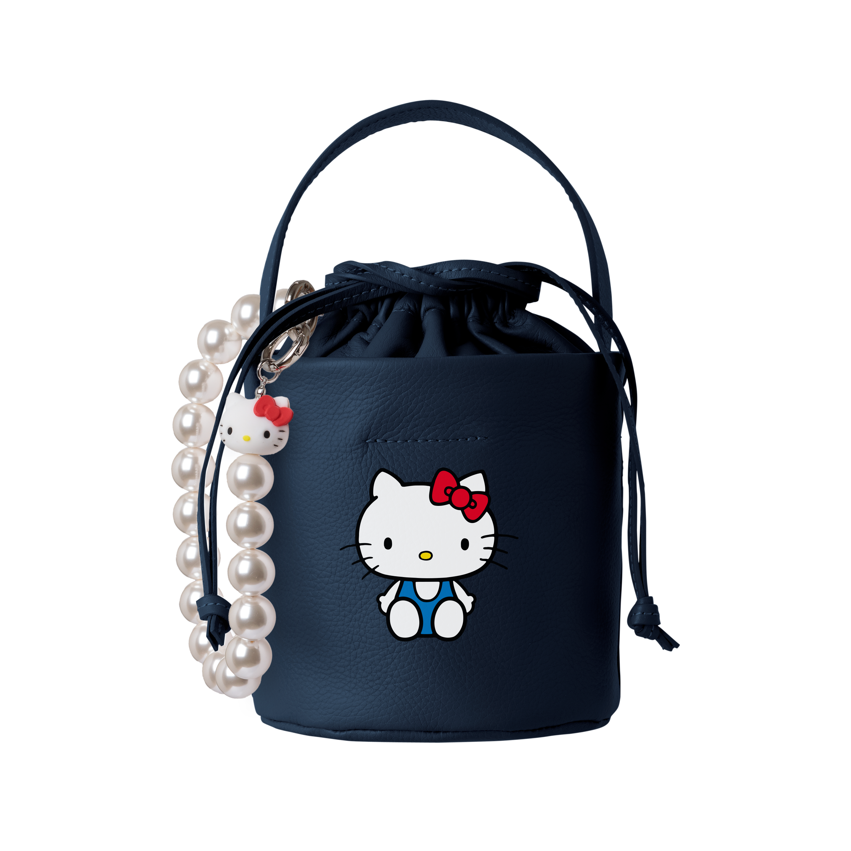 bubble 'strap' white beads × HELLO KITTY