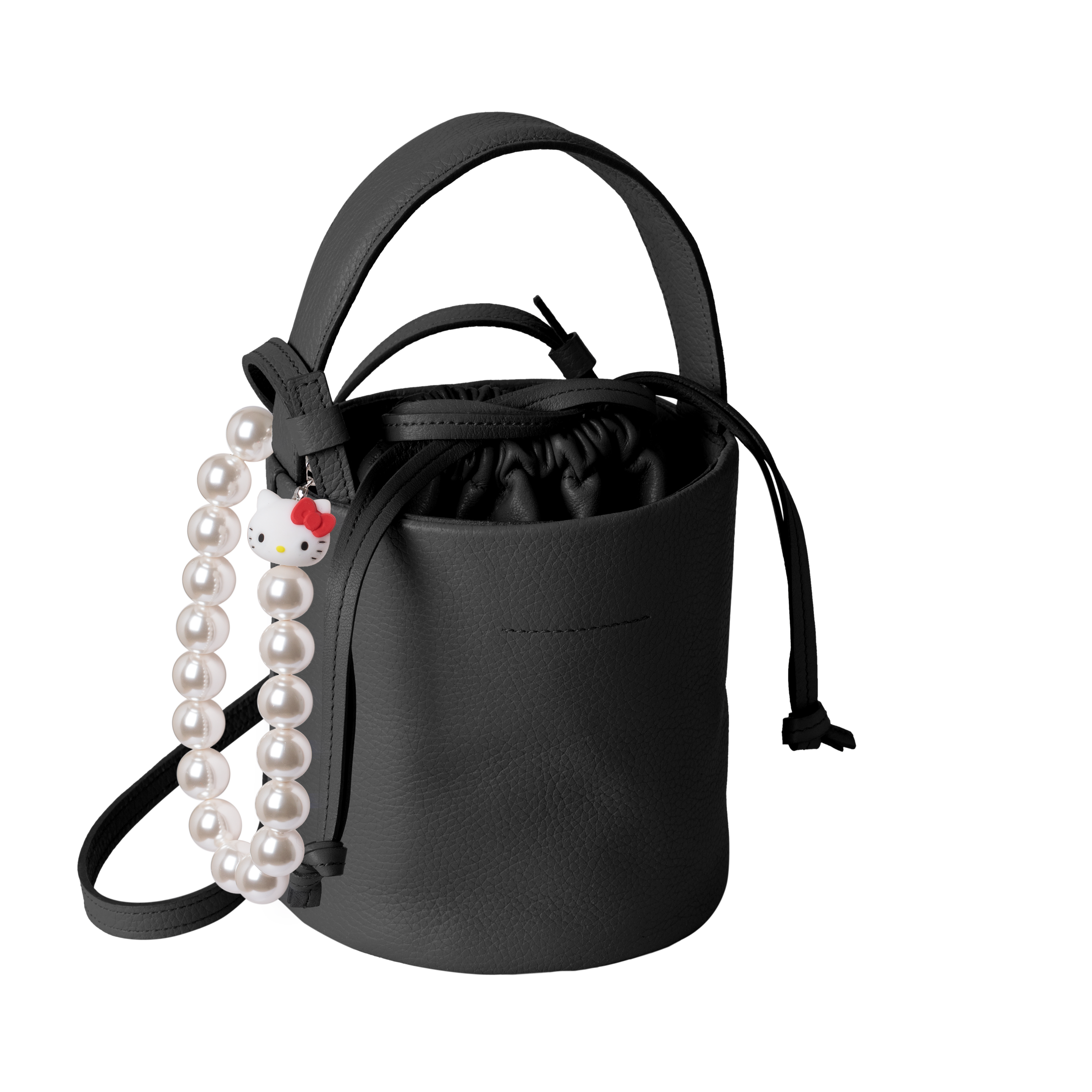 bubble 'strap' white beads × HELLO KITTY