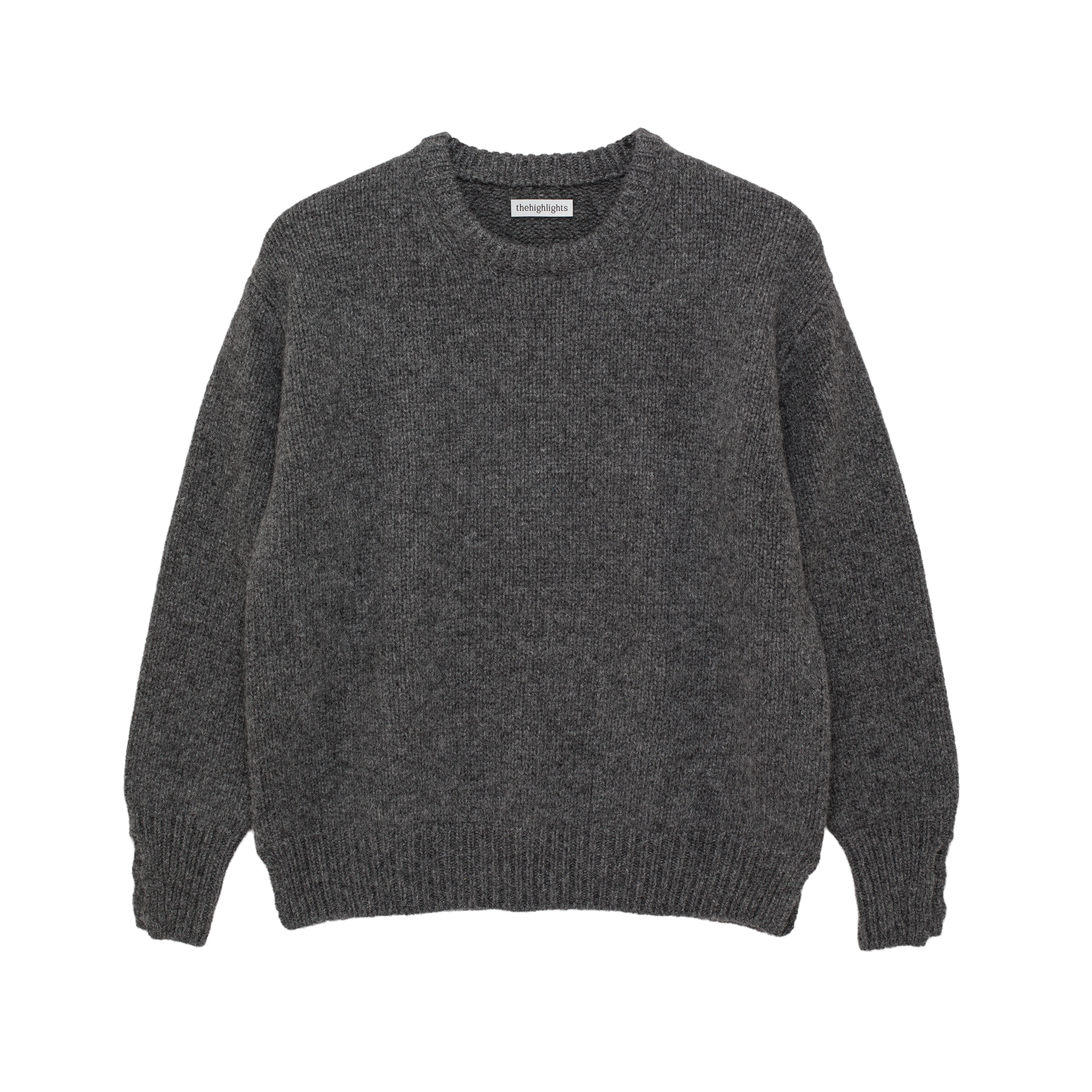 ‘knit’ chunky charcoal gray