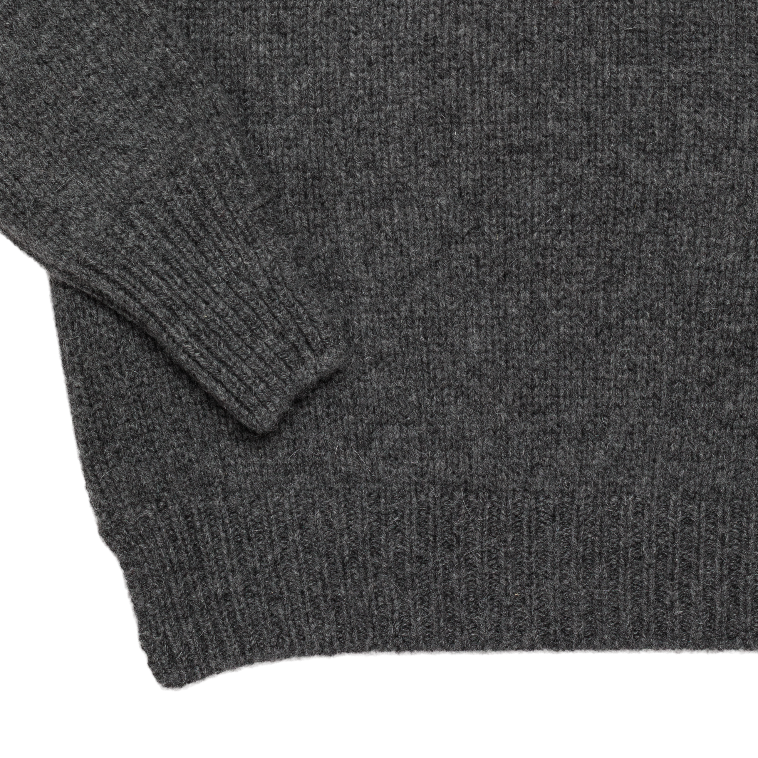 ‘knit’ chunky charcoal gray