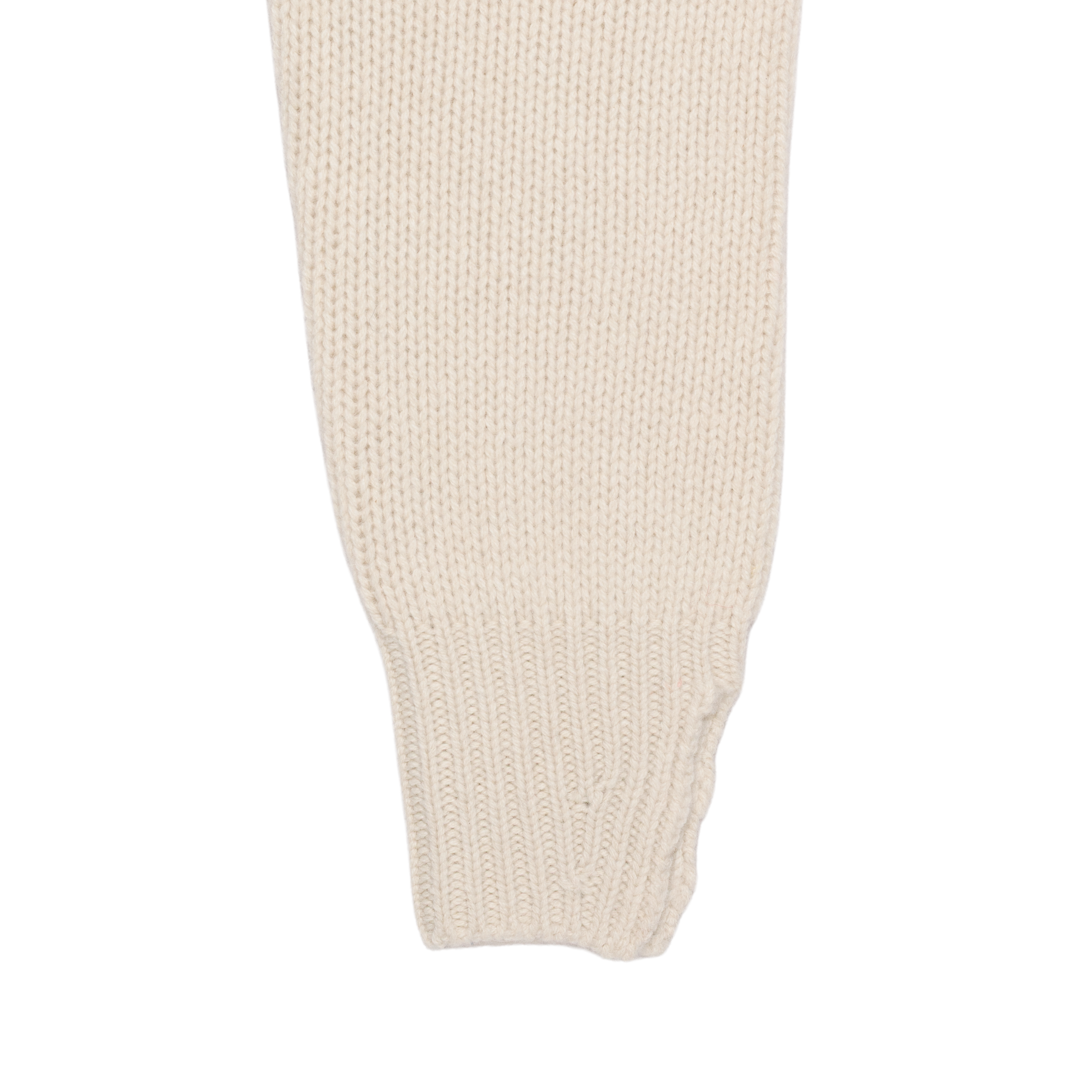 ‘knit’ chunky crew white