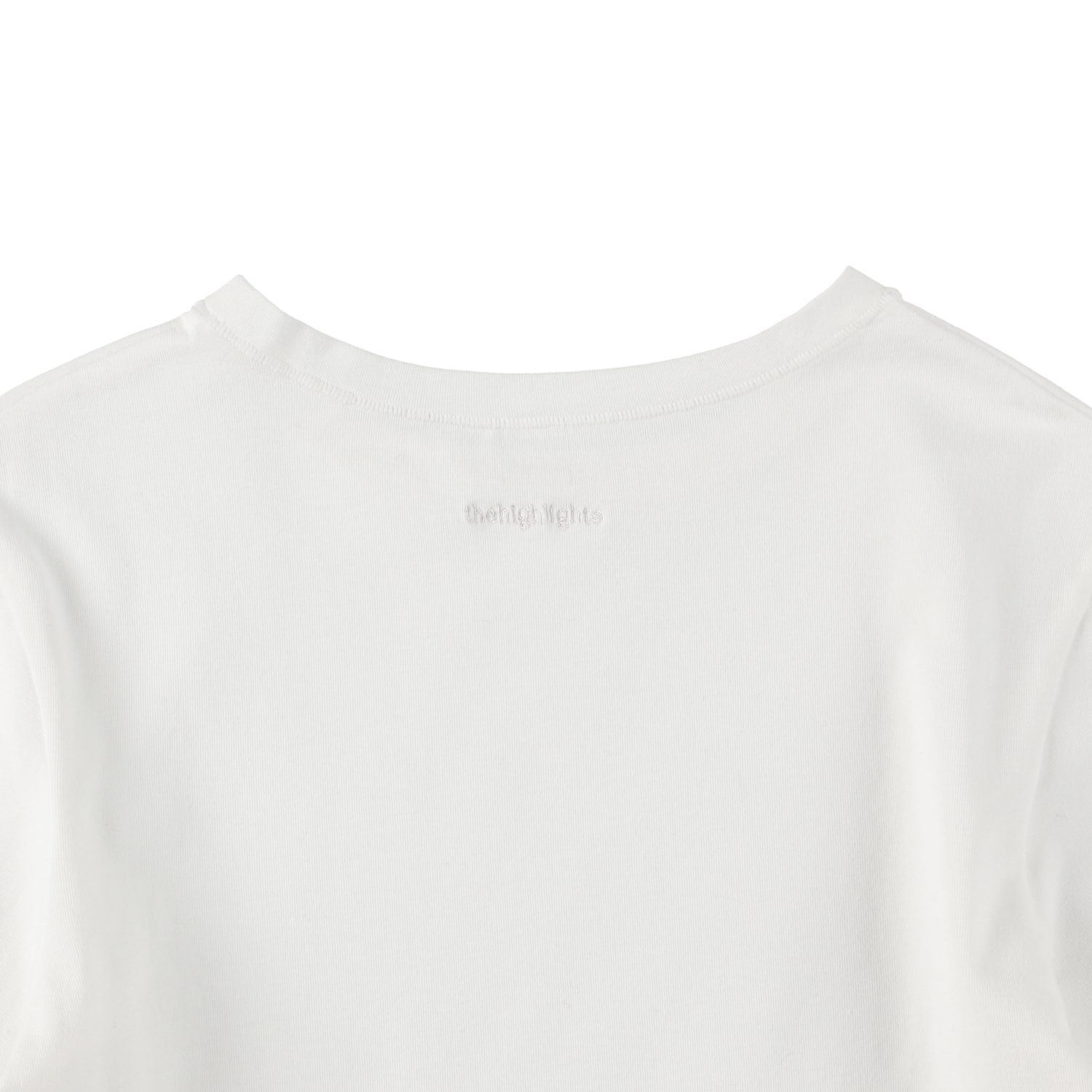 'compact LS tee' white