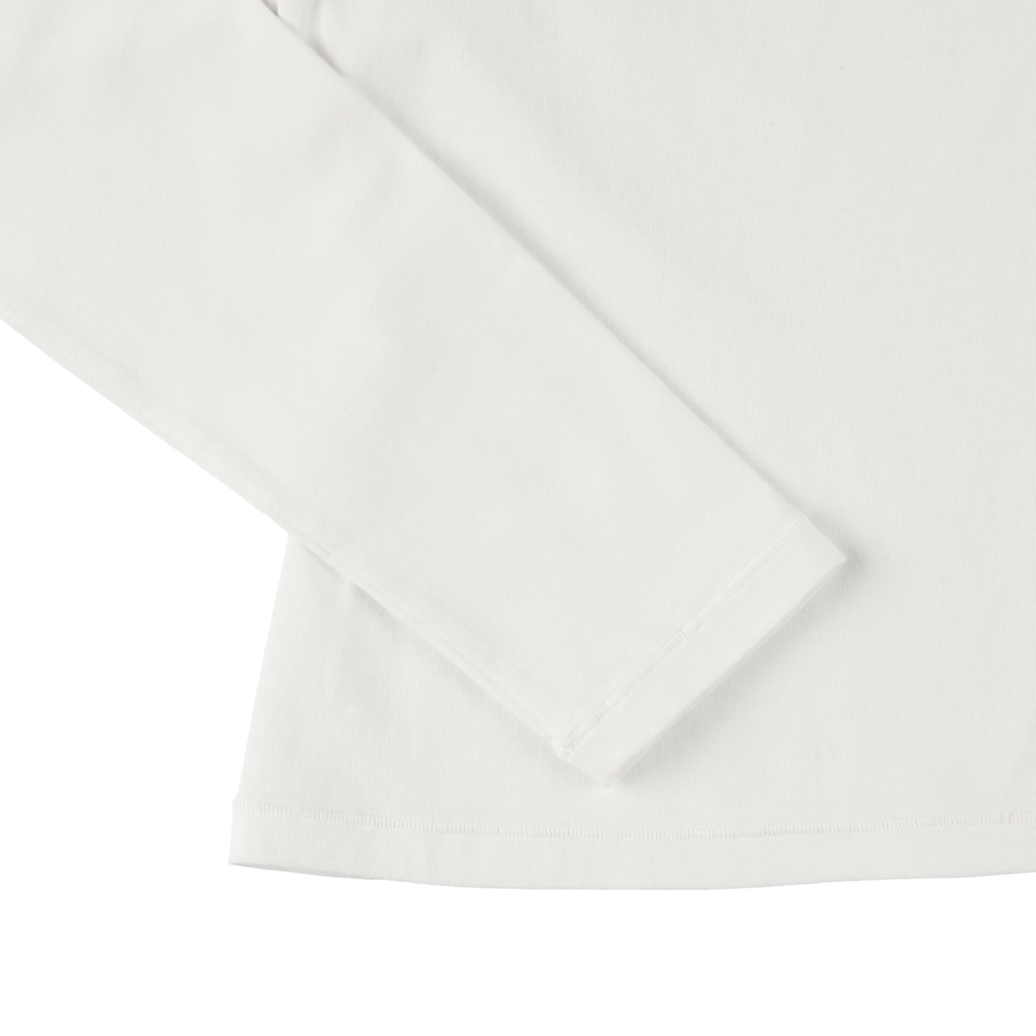 'compact LS tee' white