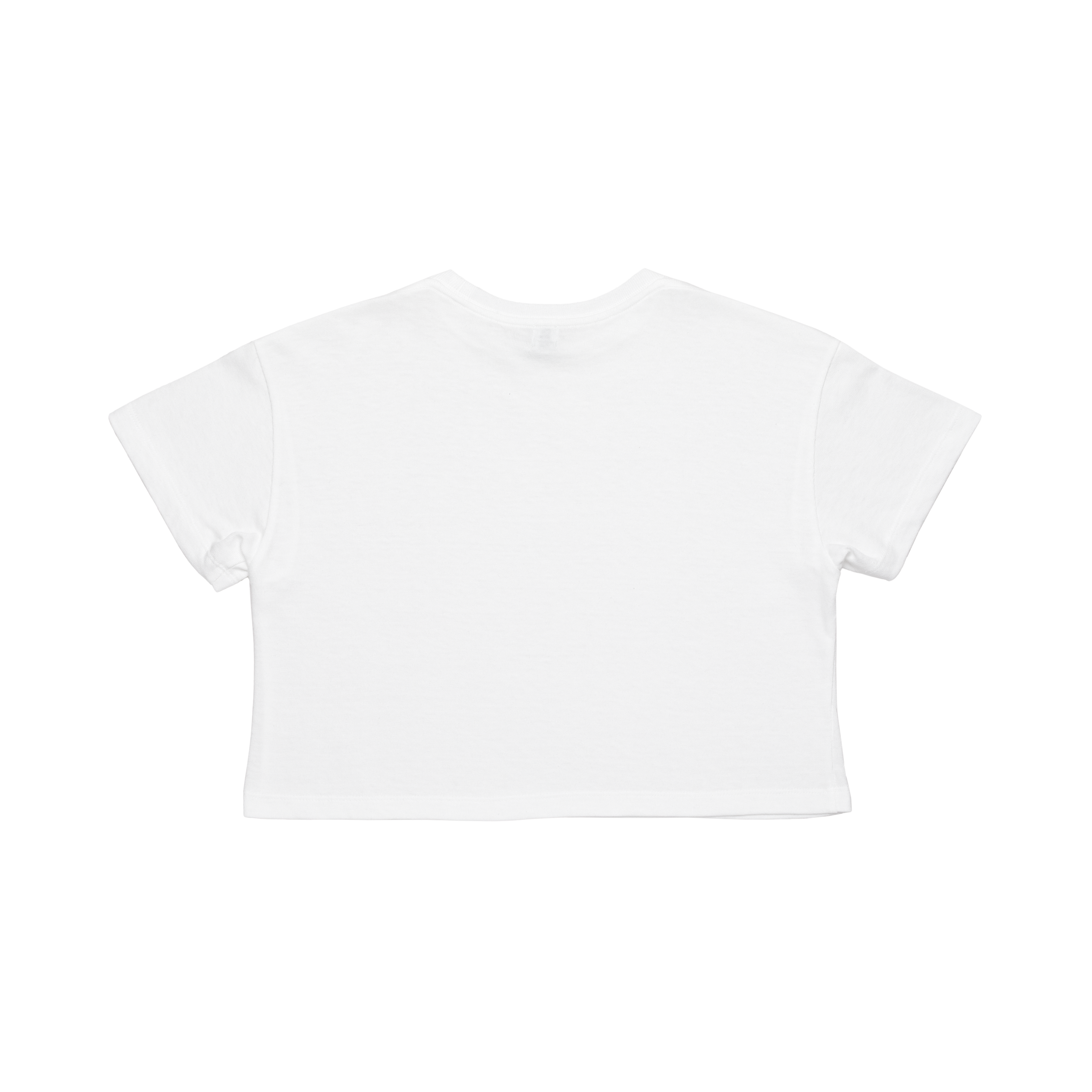 '2pack cropped tee' light-fit T-shirt white