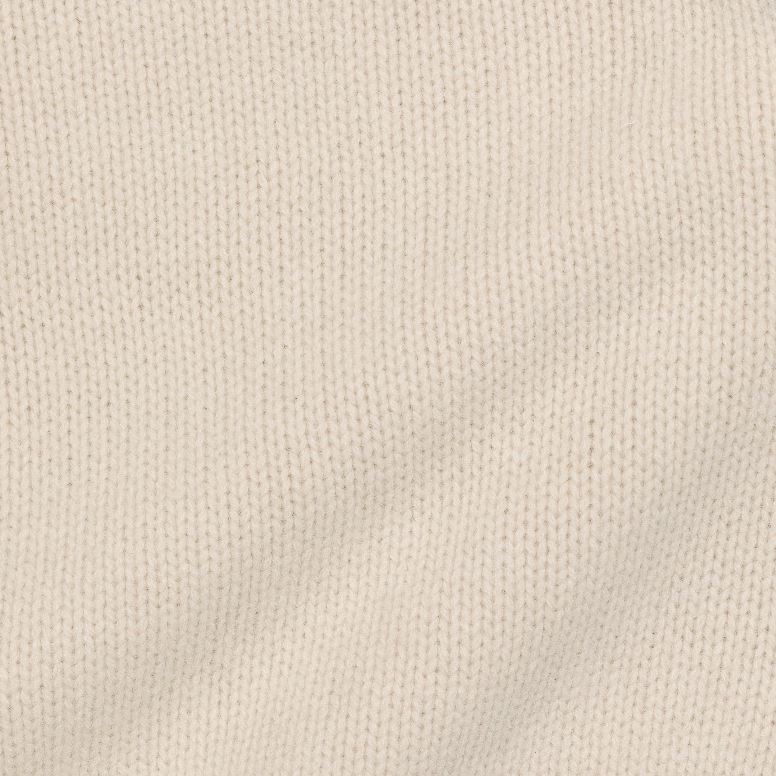 cropped ‘knit’ chunky crew white