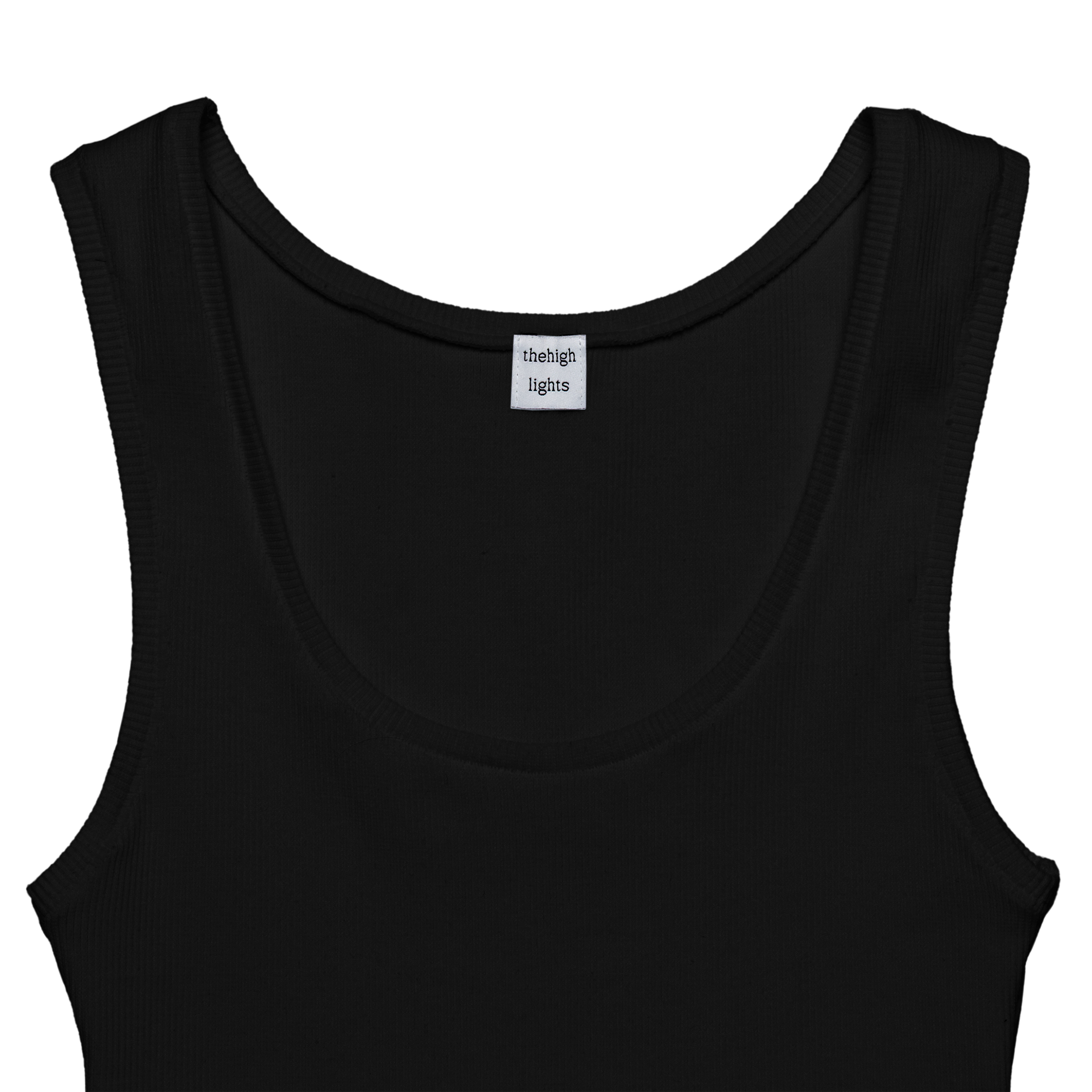 cropped 'tank' black