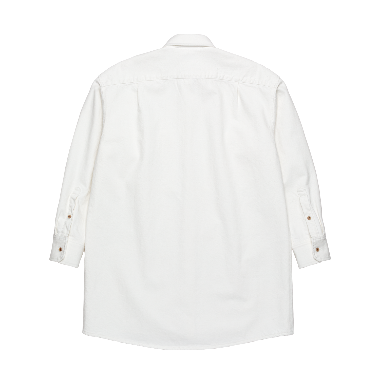 denim 'shirt-jacket' white denim