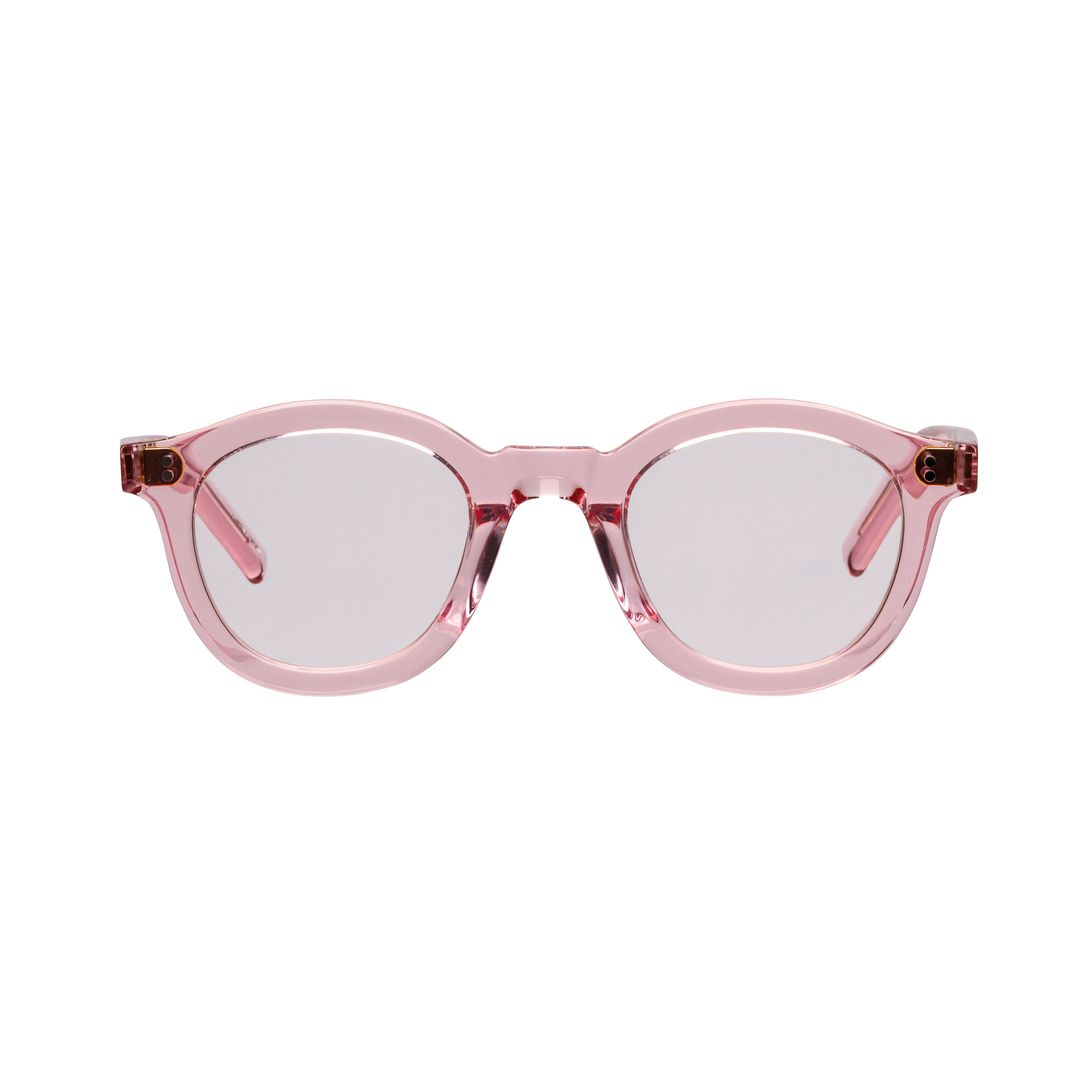 sunglasses 'peach' clear pink – thehighlights