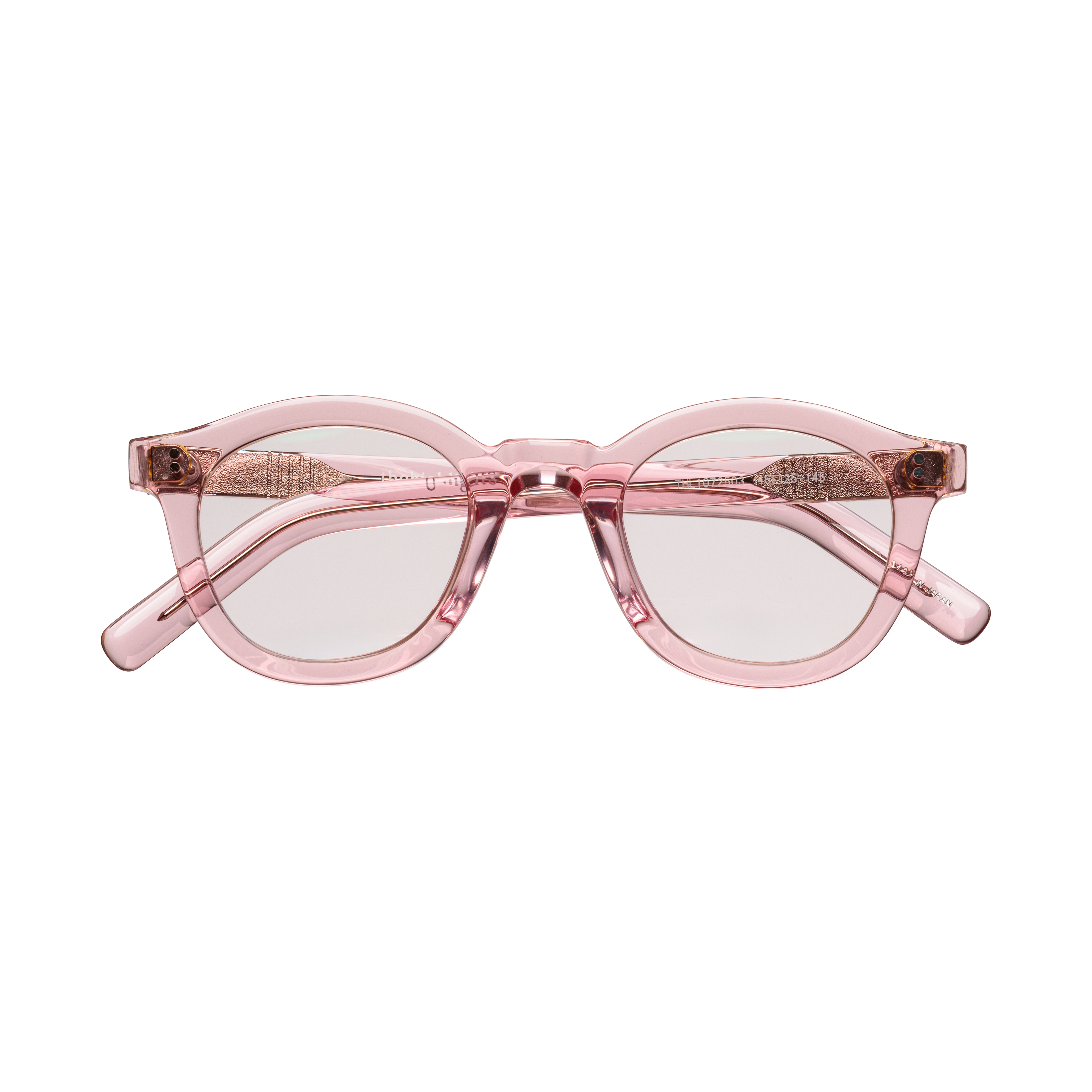 sunglasses 'peach' clear pink