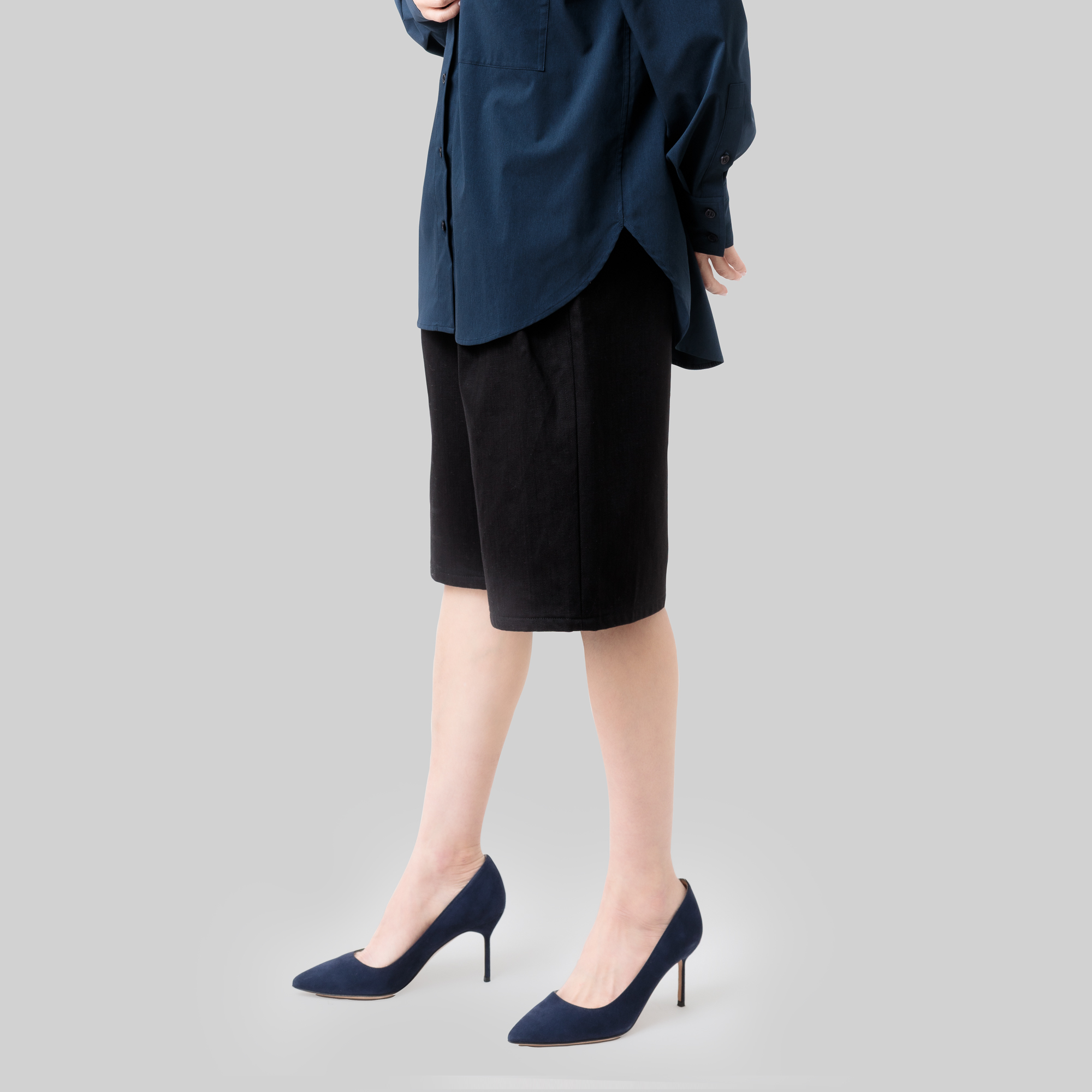 'drill' blue denim