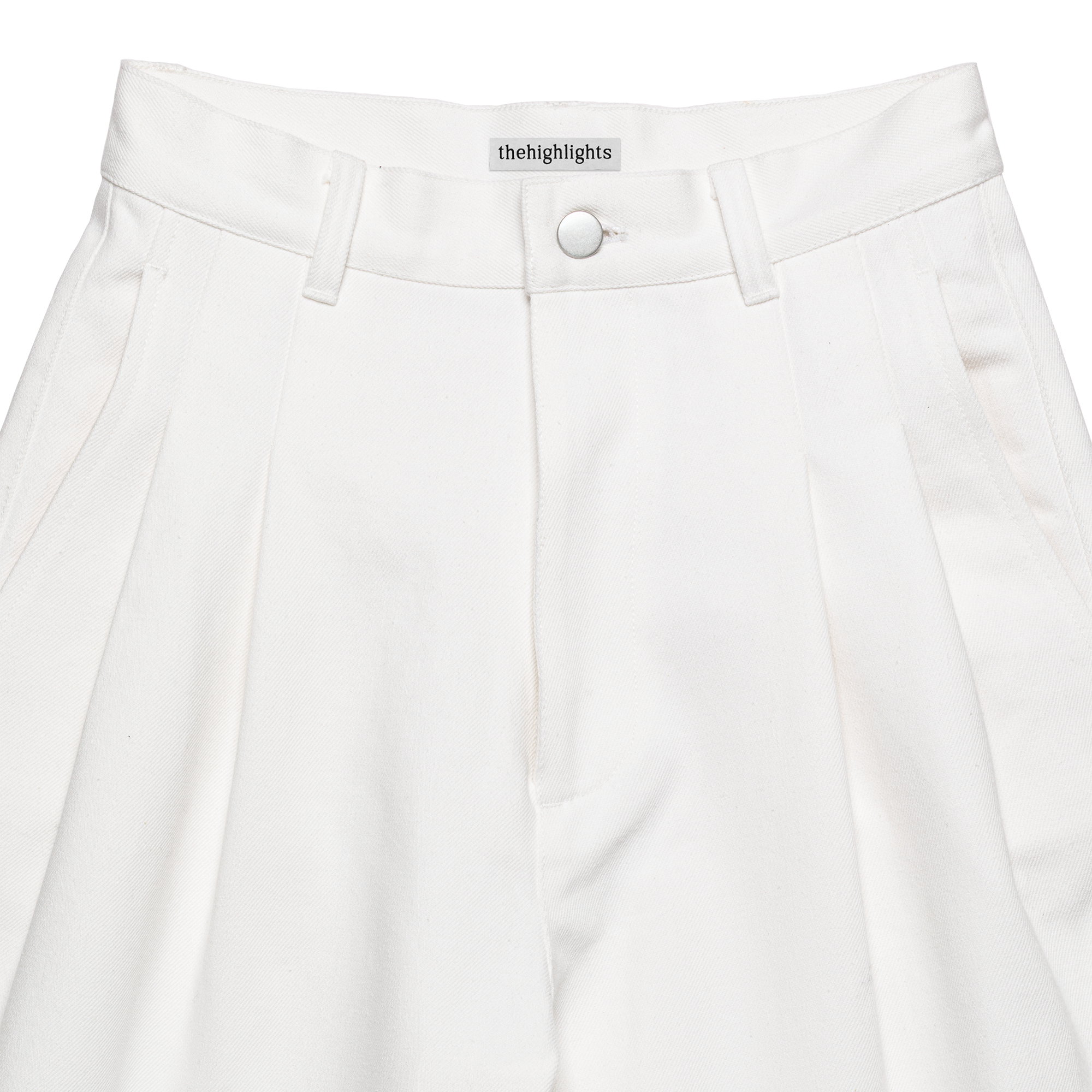 'drill' white denim