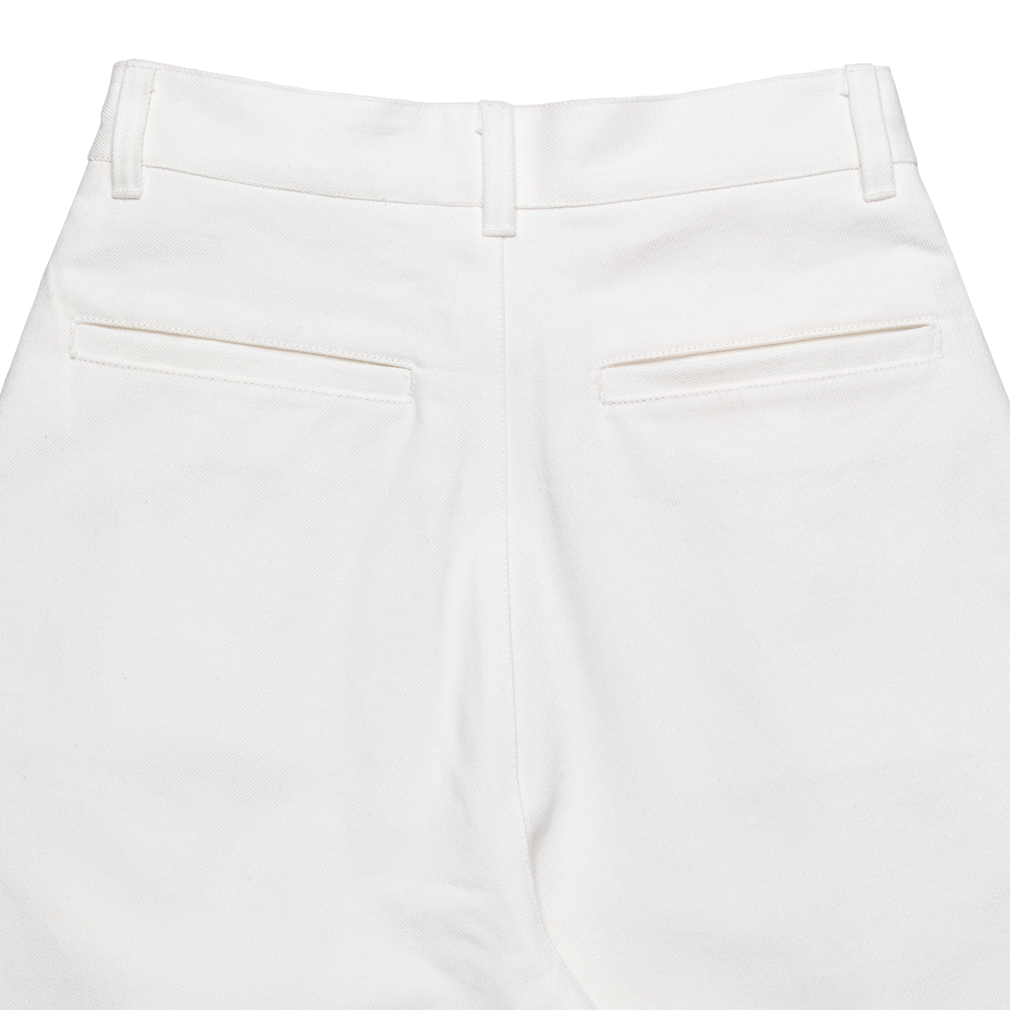 'drill' white denim