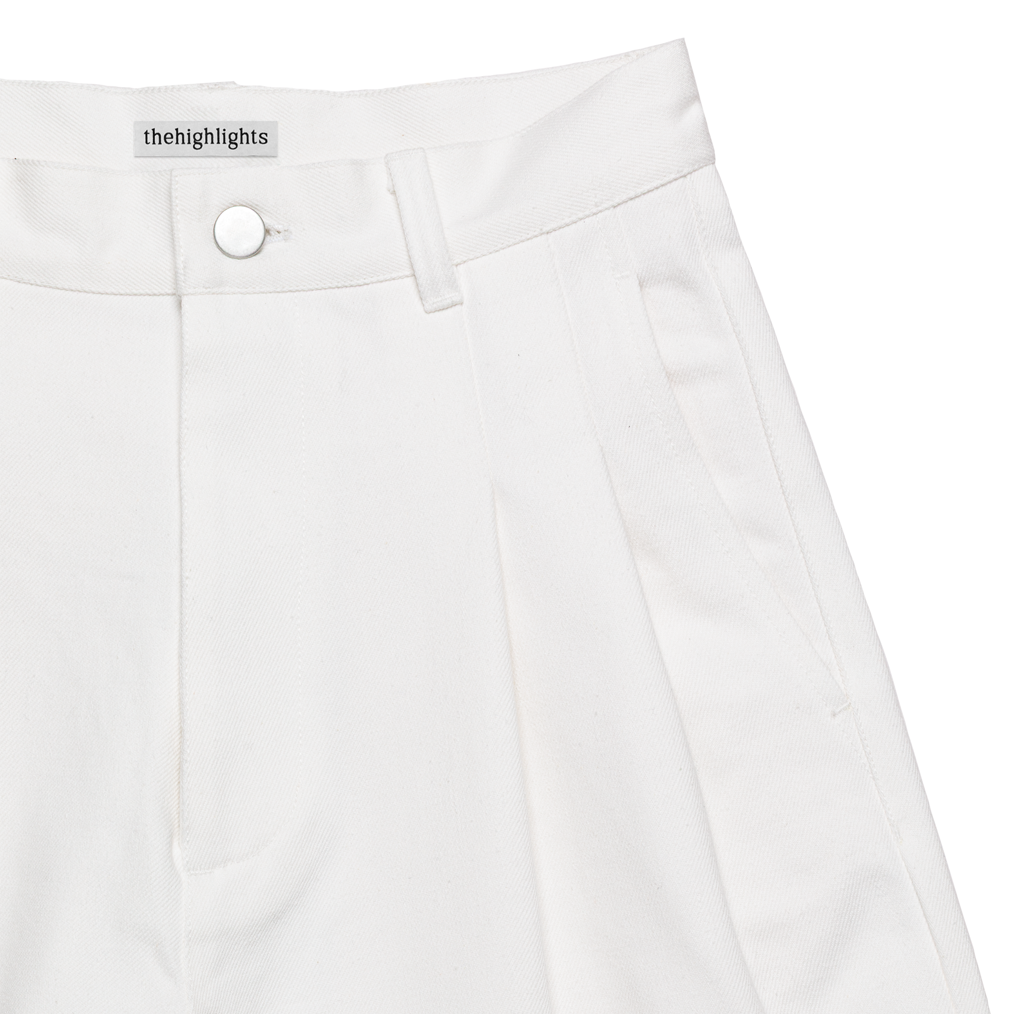 'drill' white denim
