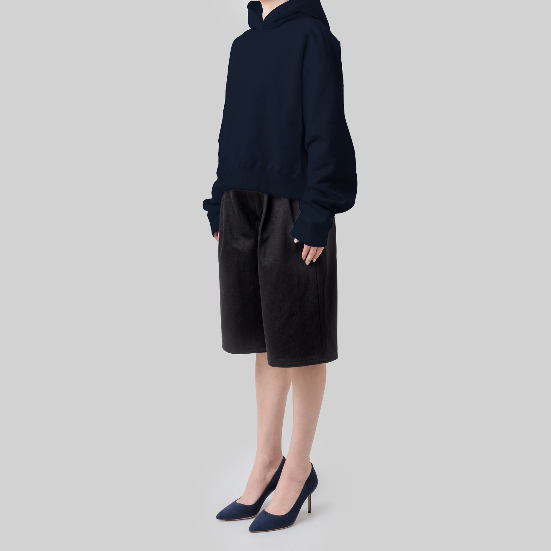 'drill' blue denim