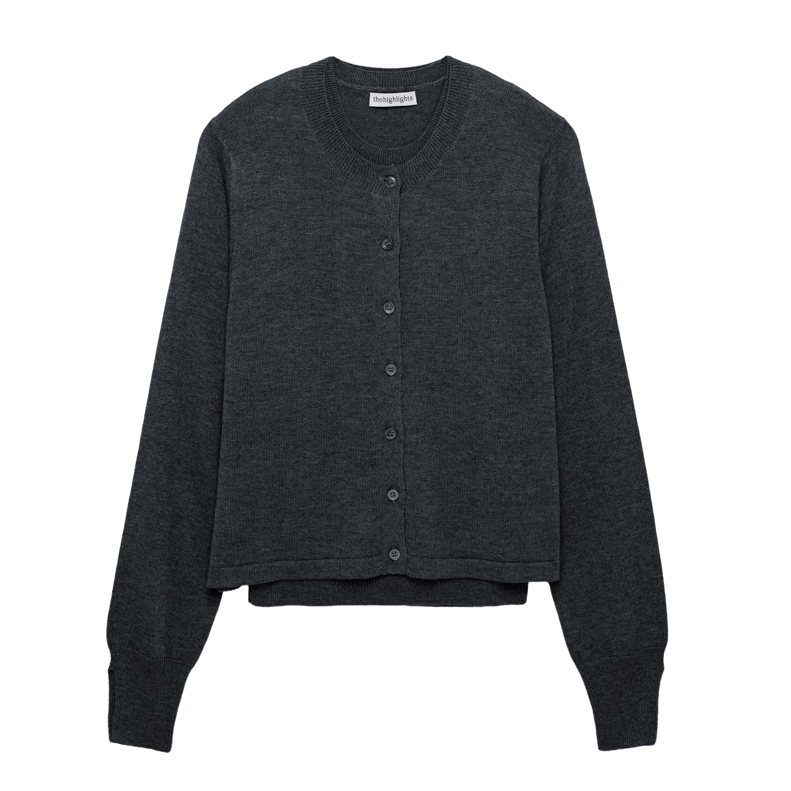 ‘knit’ ensemble charcoal gray