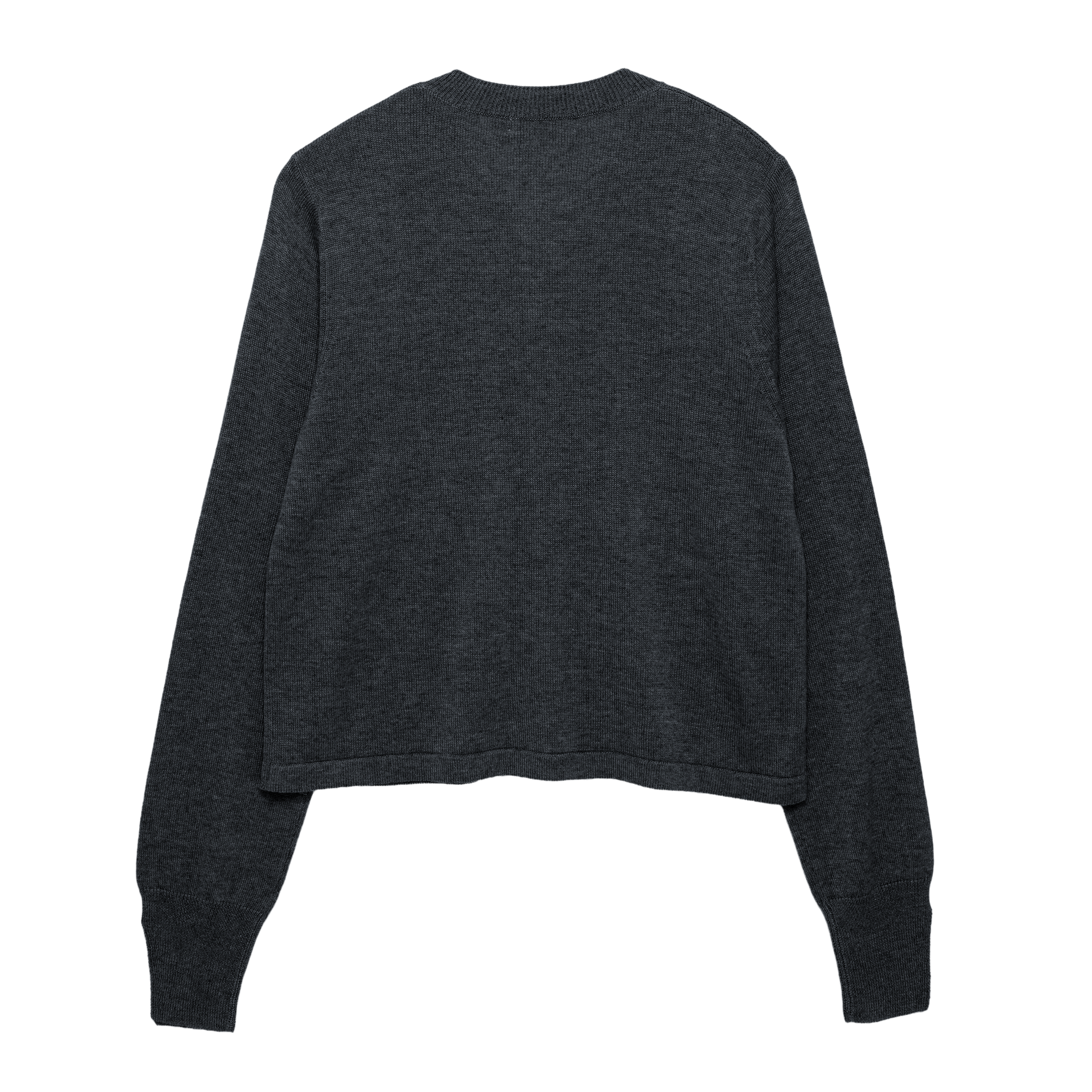 ‘knit’ ensemble charcoal gray