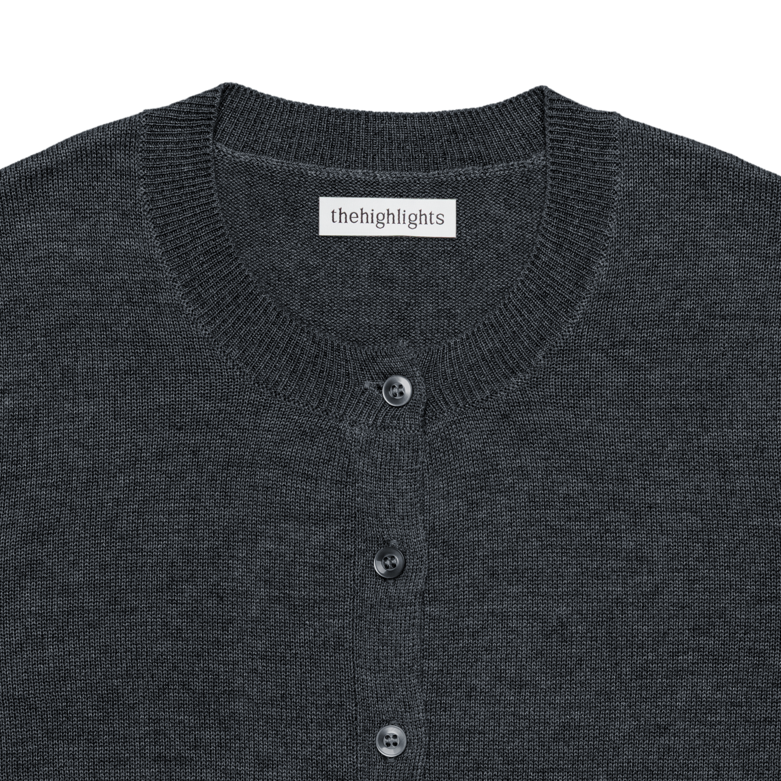 ‘knit’ ensemble charcoal gray