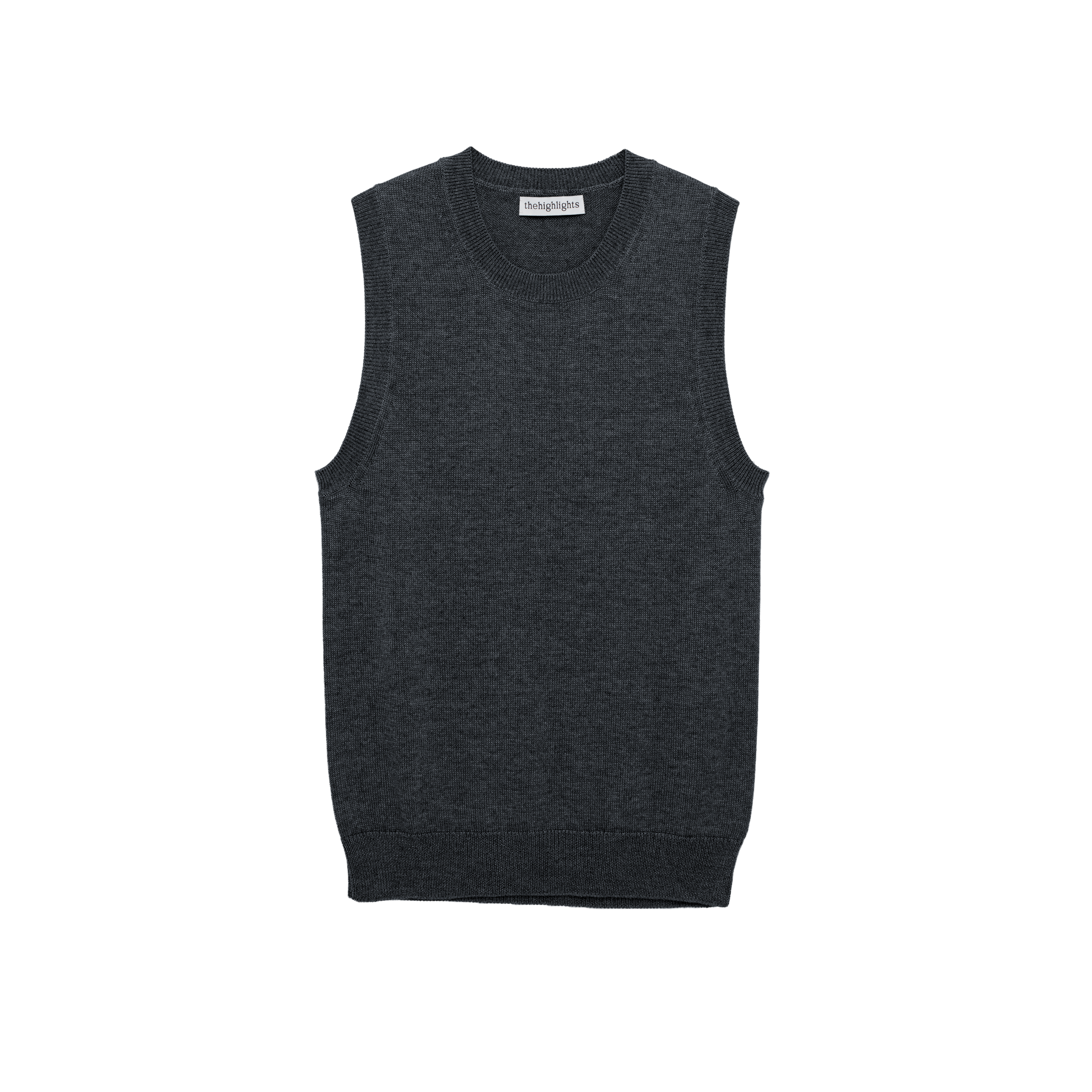 ‘knit’ ensemble charcoal gray