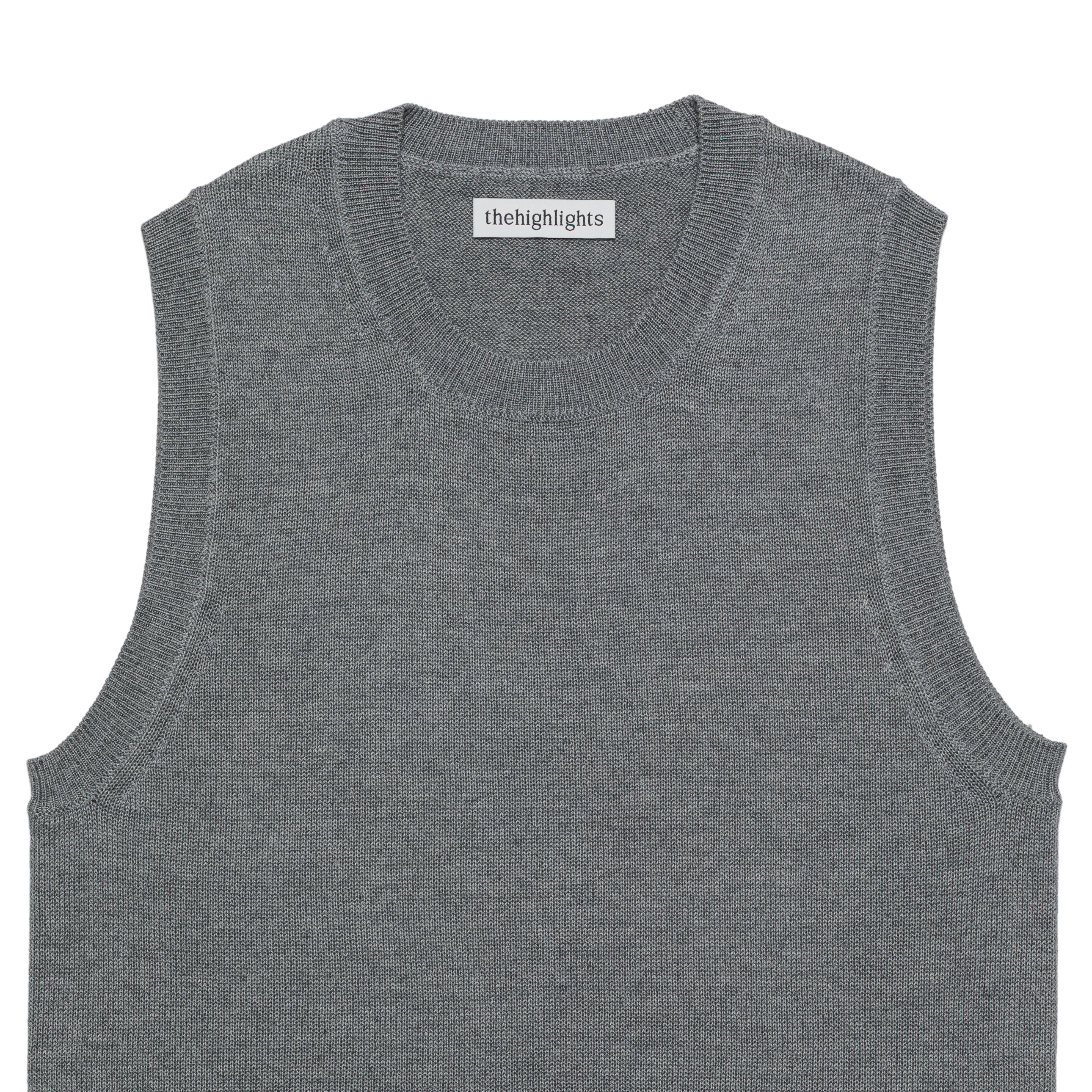 ‘knit’ ensemble gray